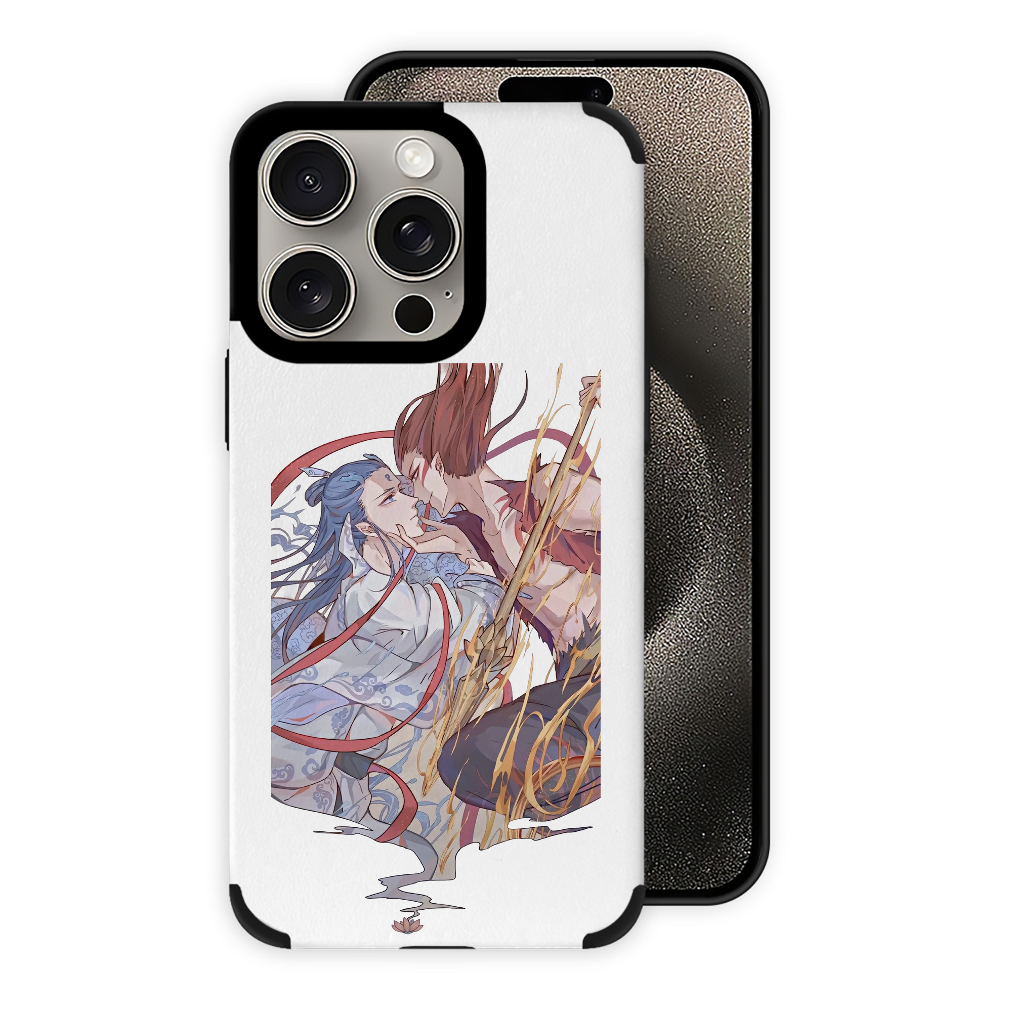 （画像用） Ne Zha 2 ナタ 魔童の大暴れ 【iPhone15ProMax対応】 PUレザー スマホケース 耐衝撃＆黄変防止