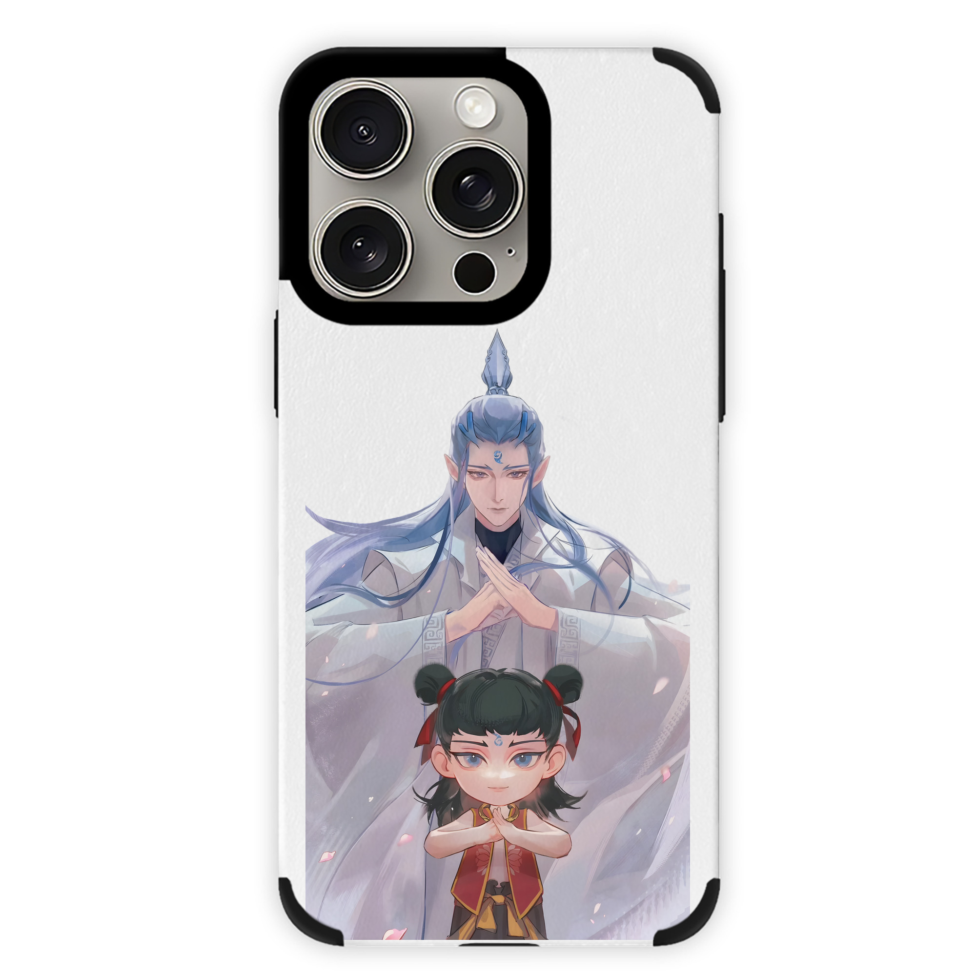 （画像用） Ne Zha 2 ナタ 魔童の大暴れ 【iPhone15ProMax対応】 PUレザー スマホケース 耐衝撃＆黄変防止