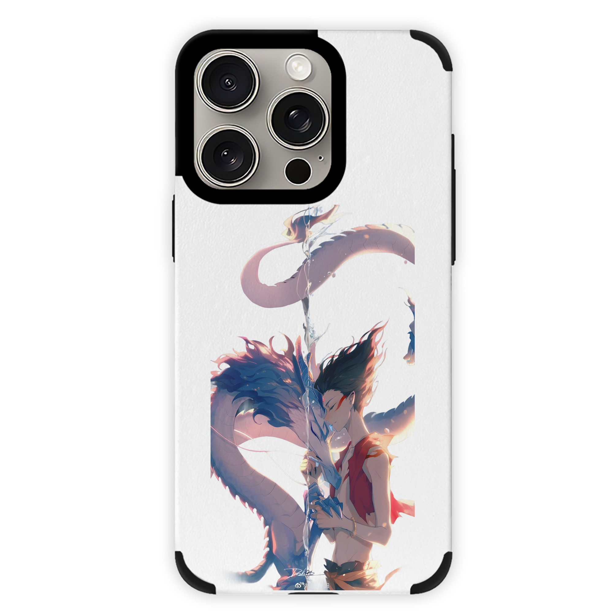 （画像用） Ne Zha 2 ナタ 魔童の大暴れ 【iPhone15ProMax対応】 PUレザー スマホケース 耐衝撃＆黄変防止