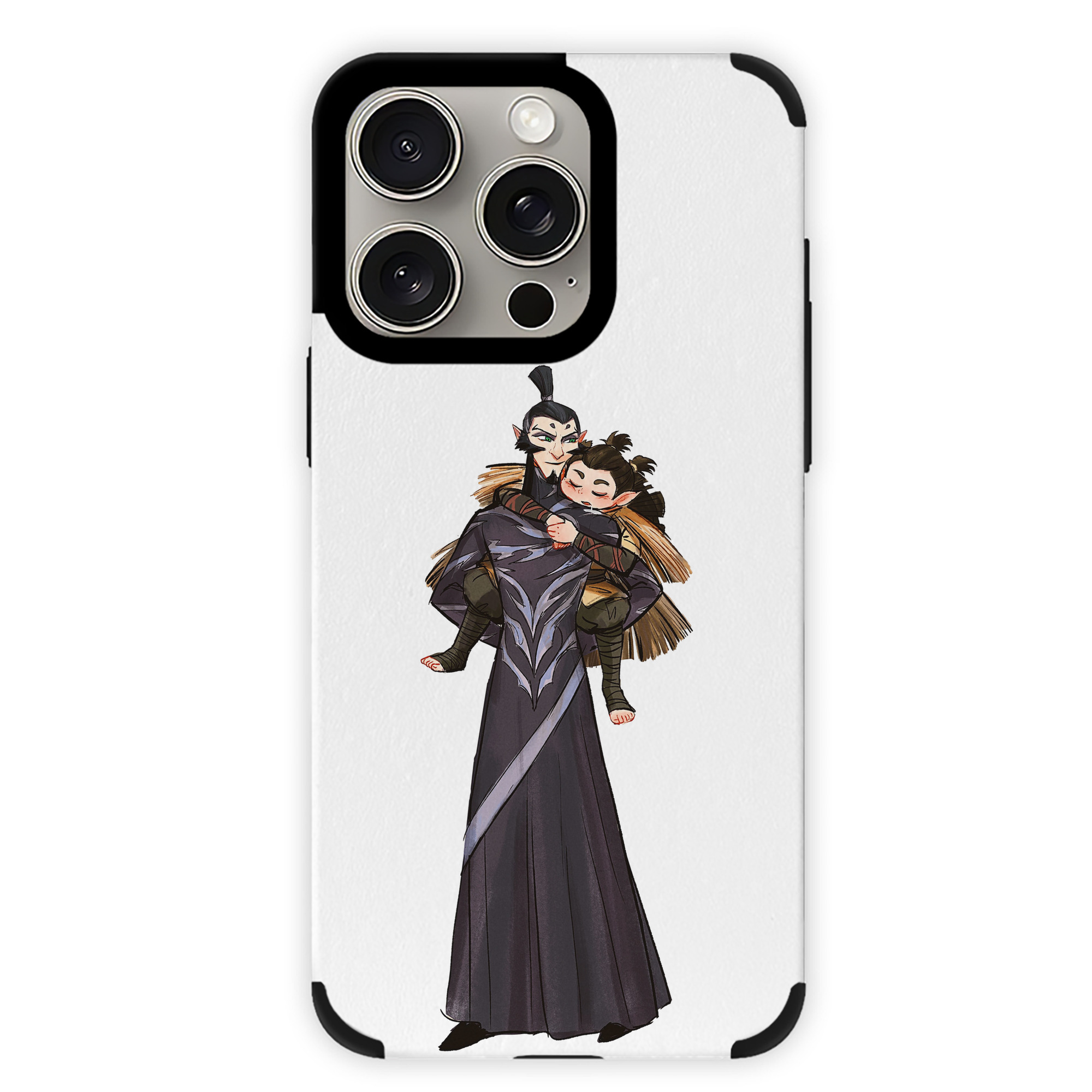 （画像用） Ne Zha 2 ナタ 魔童の大暴れ 【iPhone15ProMax対応】 PUレザー スマホケース 耐衝撃＆黄変防止