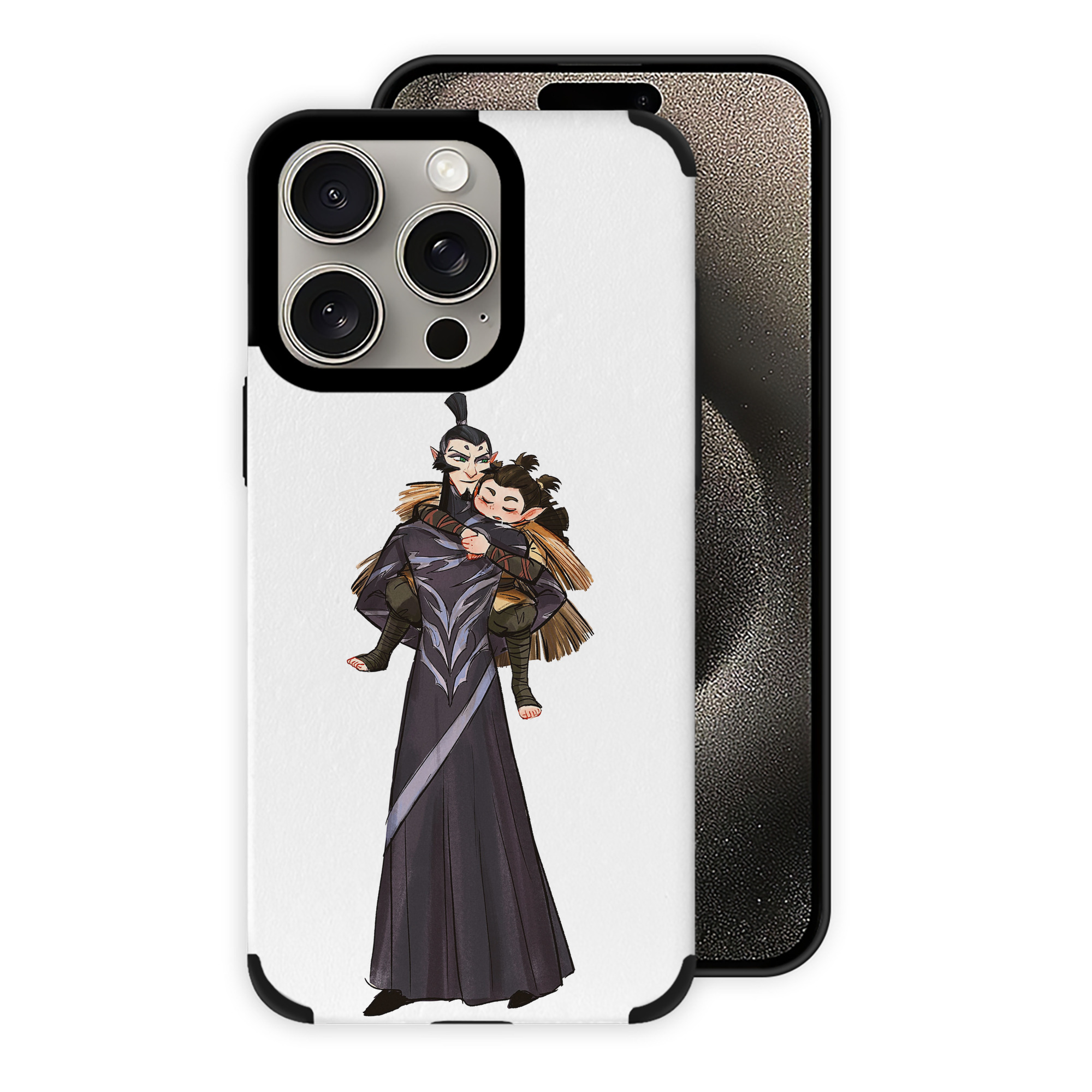 （画像用） Ne Zha 2 ナタ 魔童の大暴れ 【iPhone15ProMax対応】 PUレザー スマホケース 耐衝撃＆黄変防止
