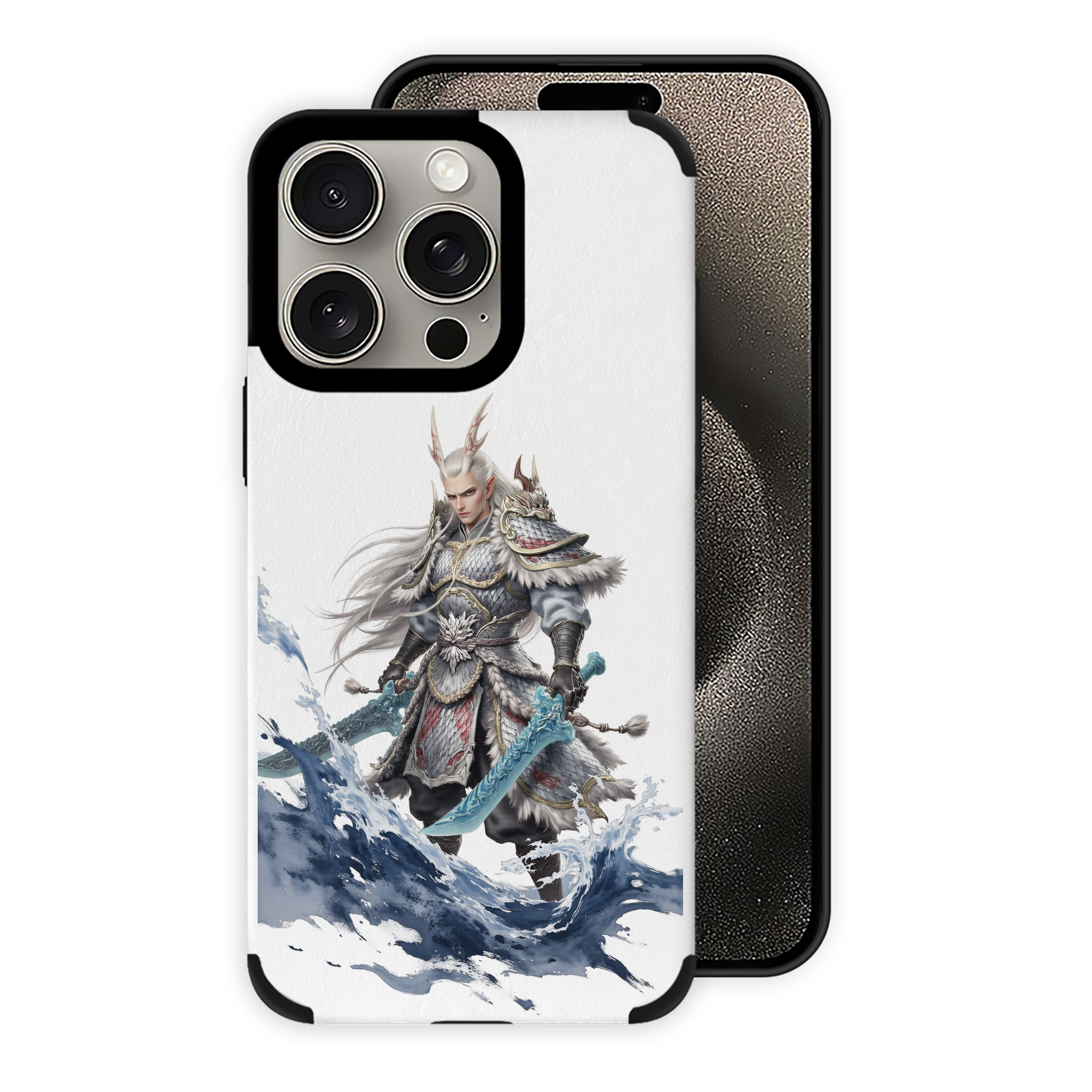 （画像用） Ne Zha 2 ナタ 魔童の大暴れ 【iPhone15ProMax対応】 PUレザー スマホケース 耐衝撃＆黄変防止