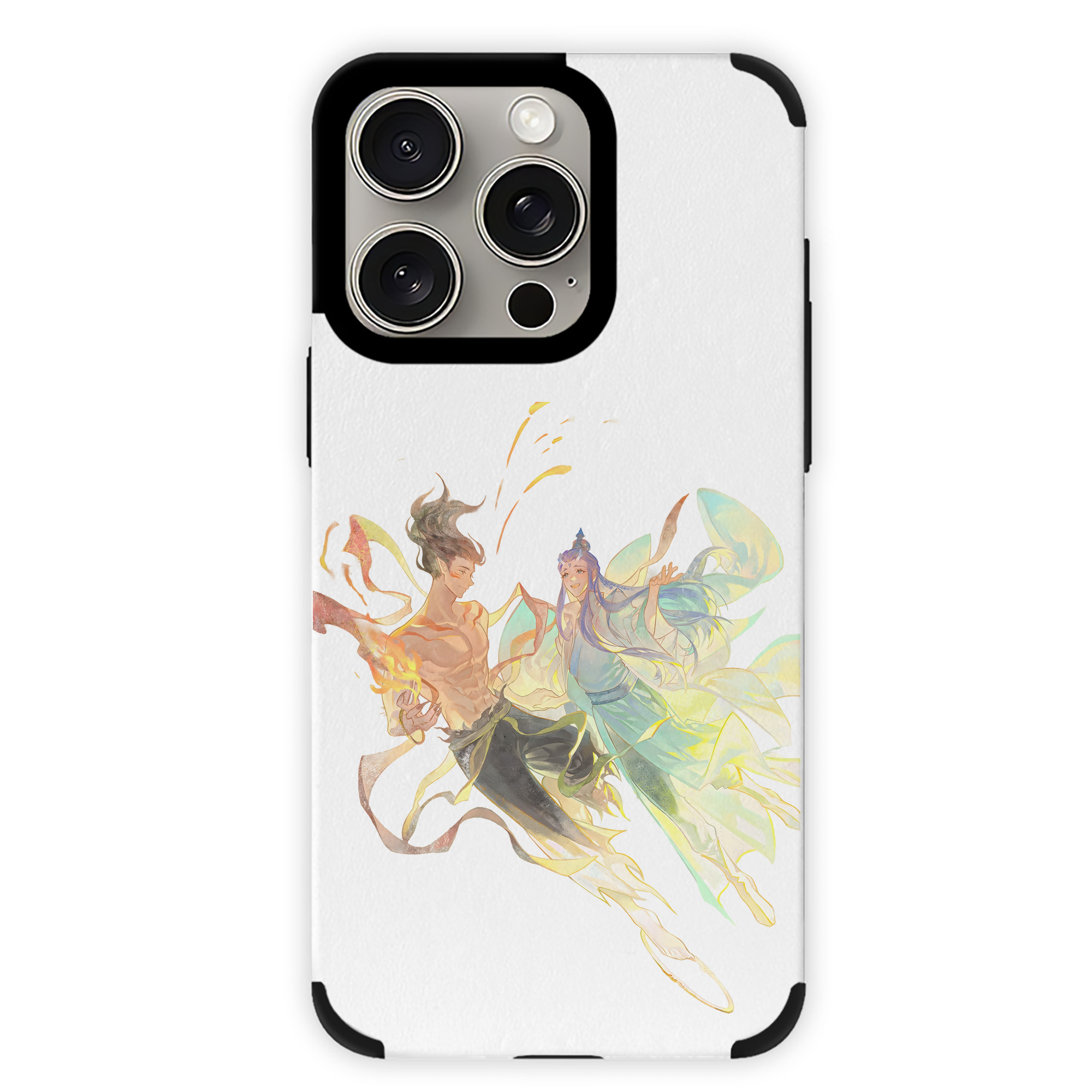 （画像用） Ne Zha 2 ナタ 魔童の大暴れ 【iPhone15ProMax対応】 PUレザー スマホケース 耐衝撃＆黄変防止