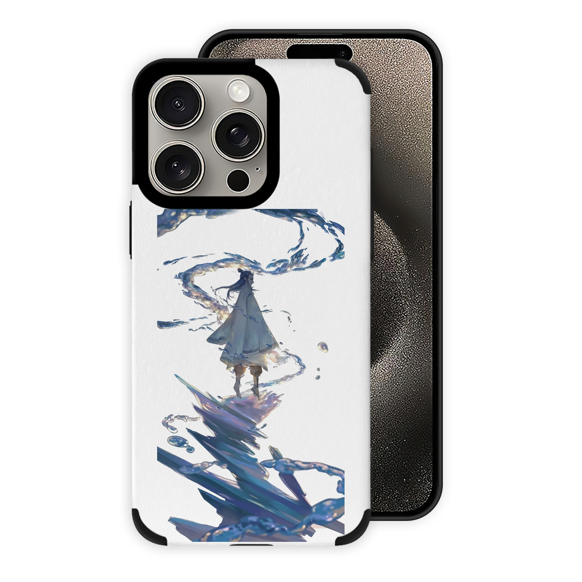 Ne Zha 2 ナタ 魔童の大暴れ 【iPhone15ProMax対応】 PUレザー スマホケース 耐衝撃＆黄変防止