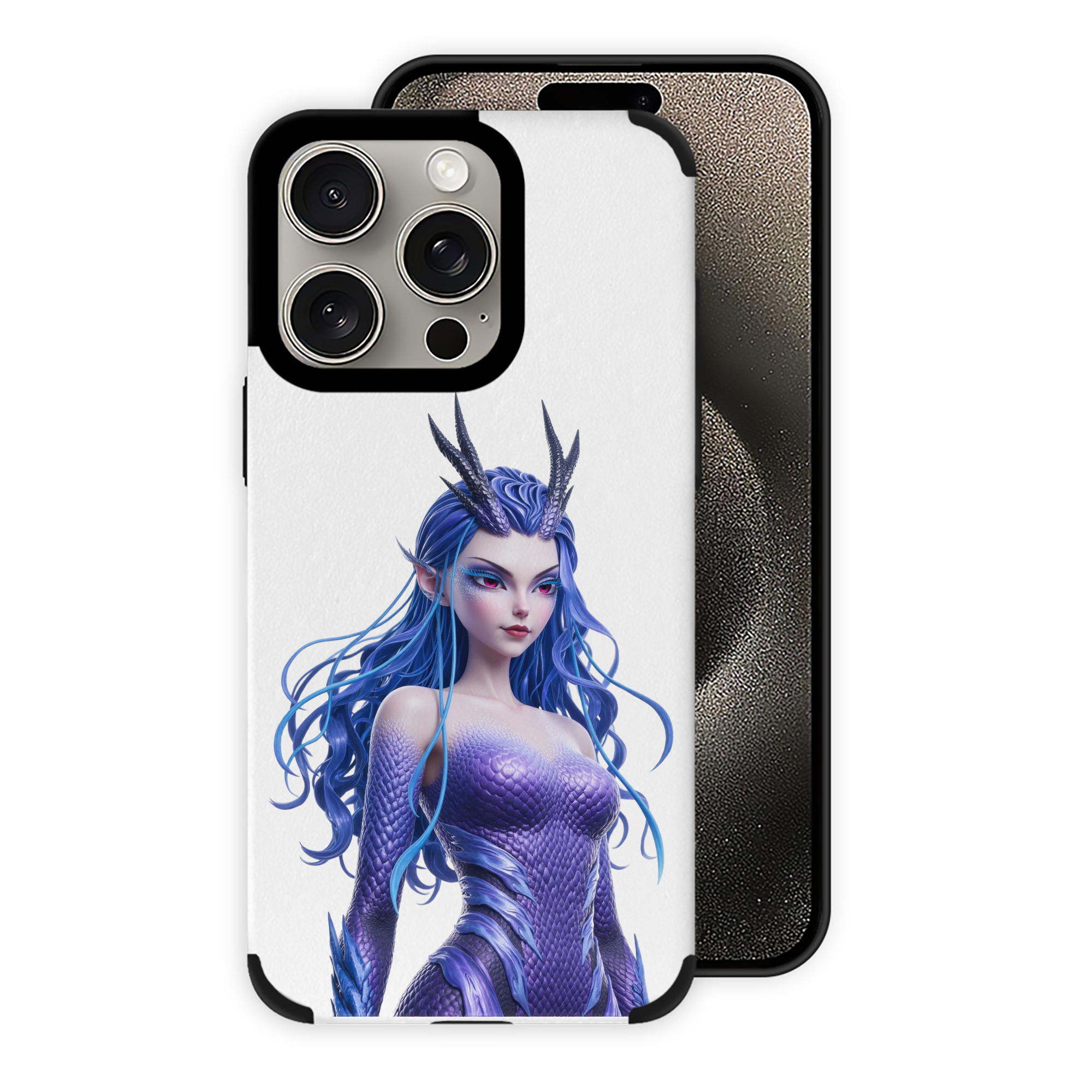 （画像用） Ne Zha 2 ナタ 魔童の大暴れ 【iPhone15ProMax対応】 PUレザー スマホケース 耐衝撃＆黄変防止
