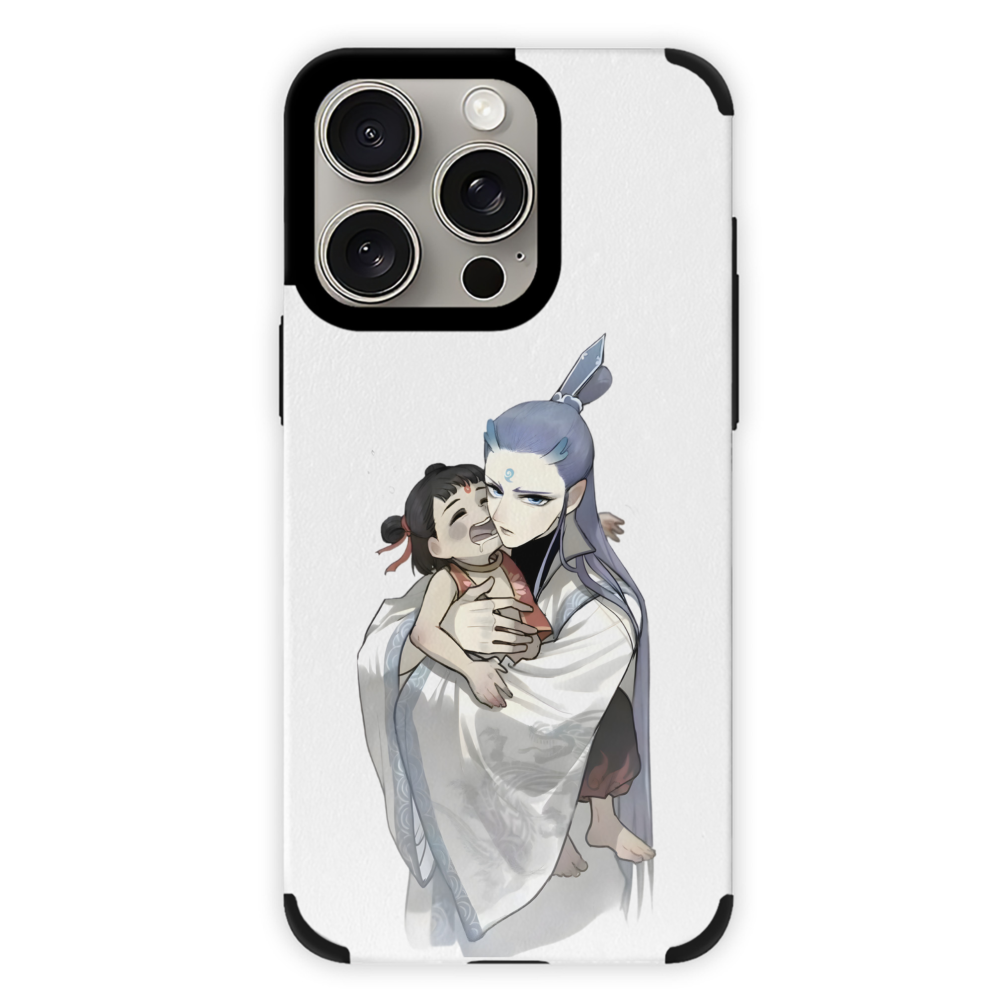 （画像用） Ne Zha 2 ナタ 魔童の大暴れ 【iPhone15ProMax対応】 PUレザー スマホケース 耐衝撃＆黄変防止