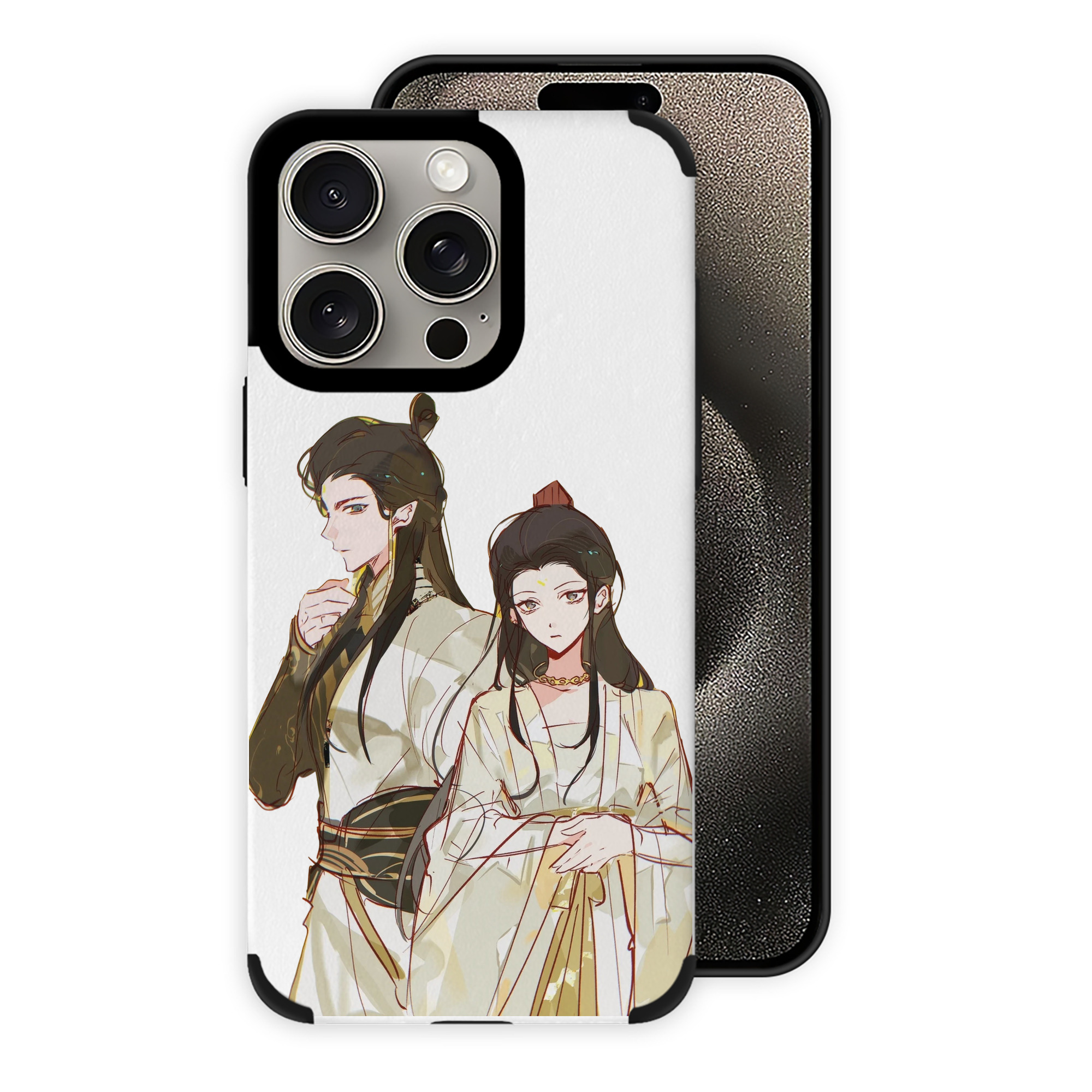 （画像用） Ne Zha 2 ナタ 魔童の大暴れ 【iPhone15ProMax対応】 PUレザー スマホケース 耐衝撃＆黄変防止