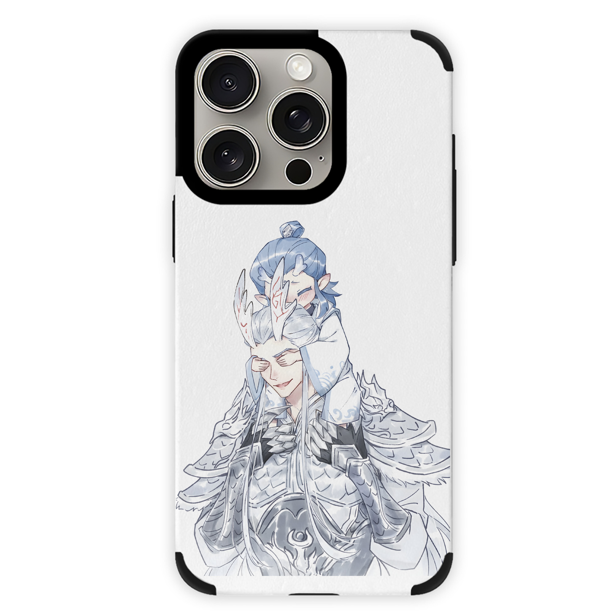 （画像用） Ne Zha 2 ナタ 魔童の大暴れ 【iPhone15ProMax対応】 PUレザー スマホケース 耐衝撃＆黄変防止