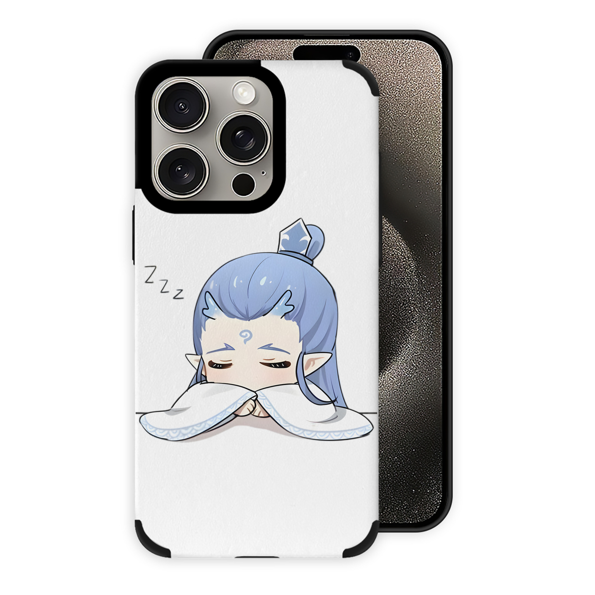 （画像用） Ne Zha 2 ナタ 魔童の大暴れ 【iPhone15ProMax対応】 PUレザー スマホケース 耐衝撃＆黄変防止