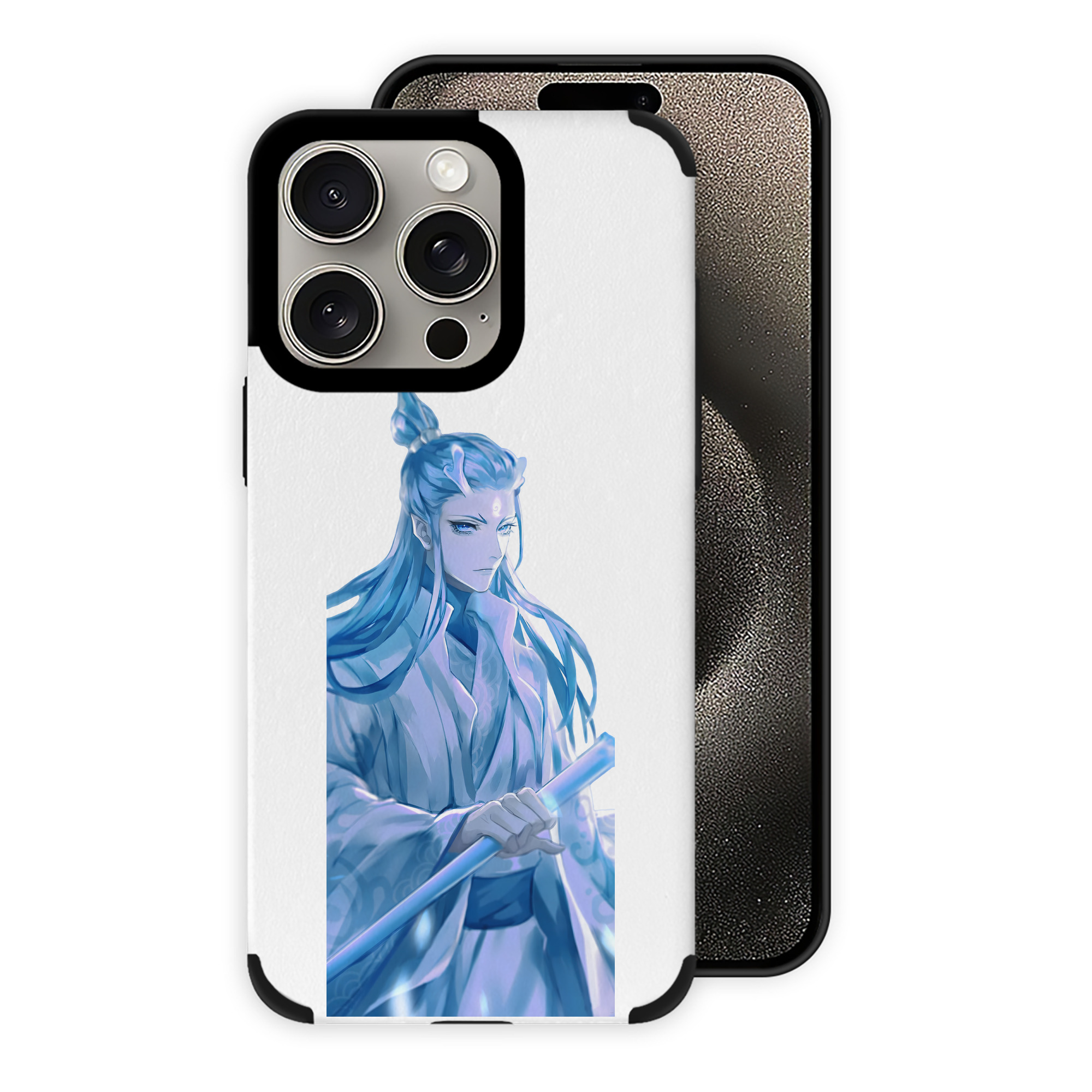 （画像用） Ne Zha 2 ナタ 魔童の大暴れ 【iPhone15ProMax対応】 PUレザー スマホケース 耐衝撃＆黄変防止