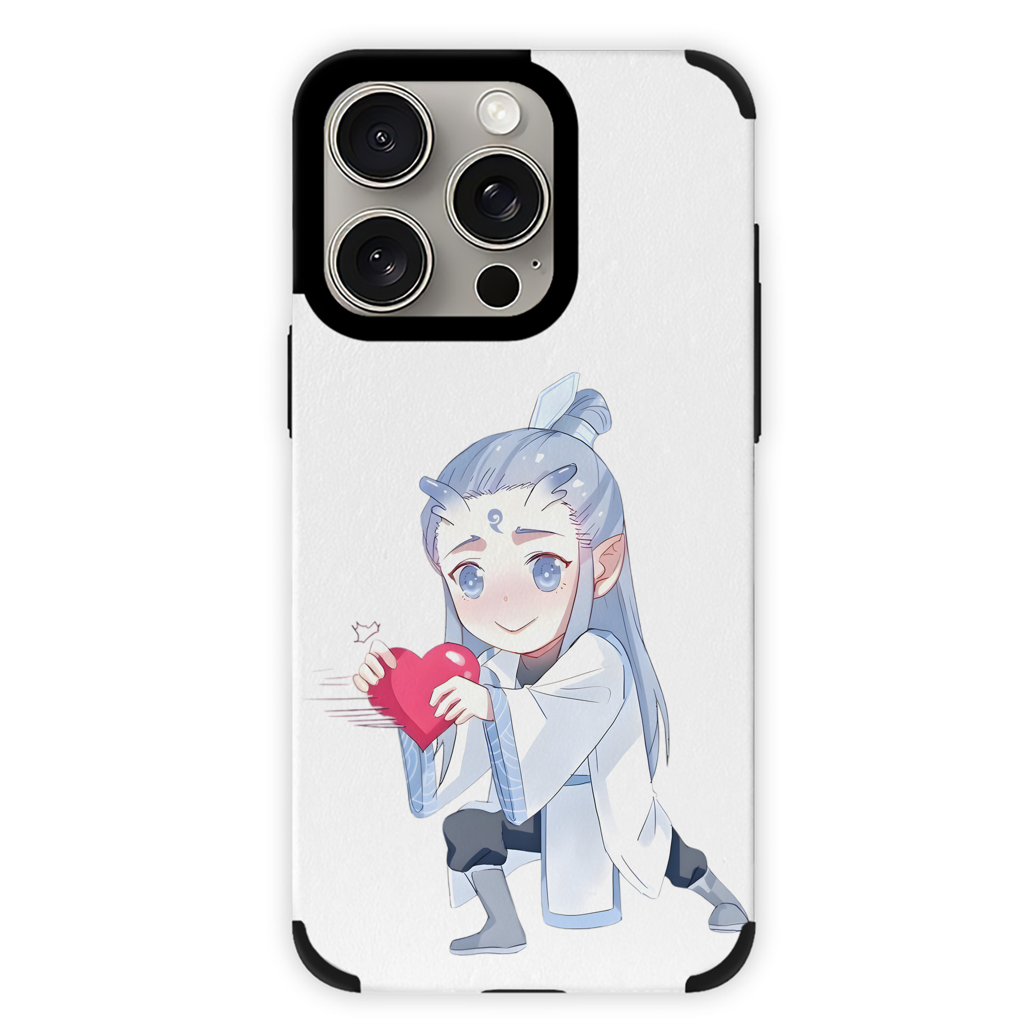 （画像用） Ne Zha 2 ナタ 魔童の大暴れ 【iPhone15ProMax対応】 PUレザー スマホケース 耐衝撃＆黄変防止