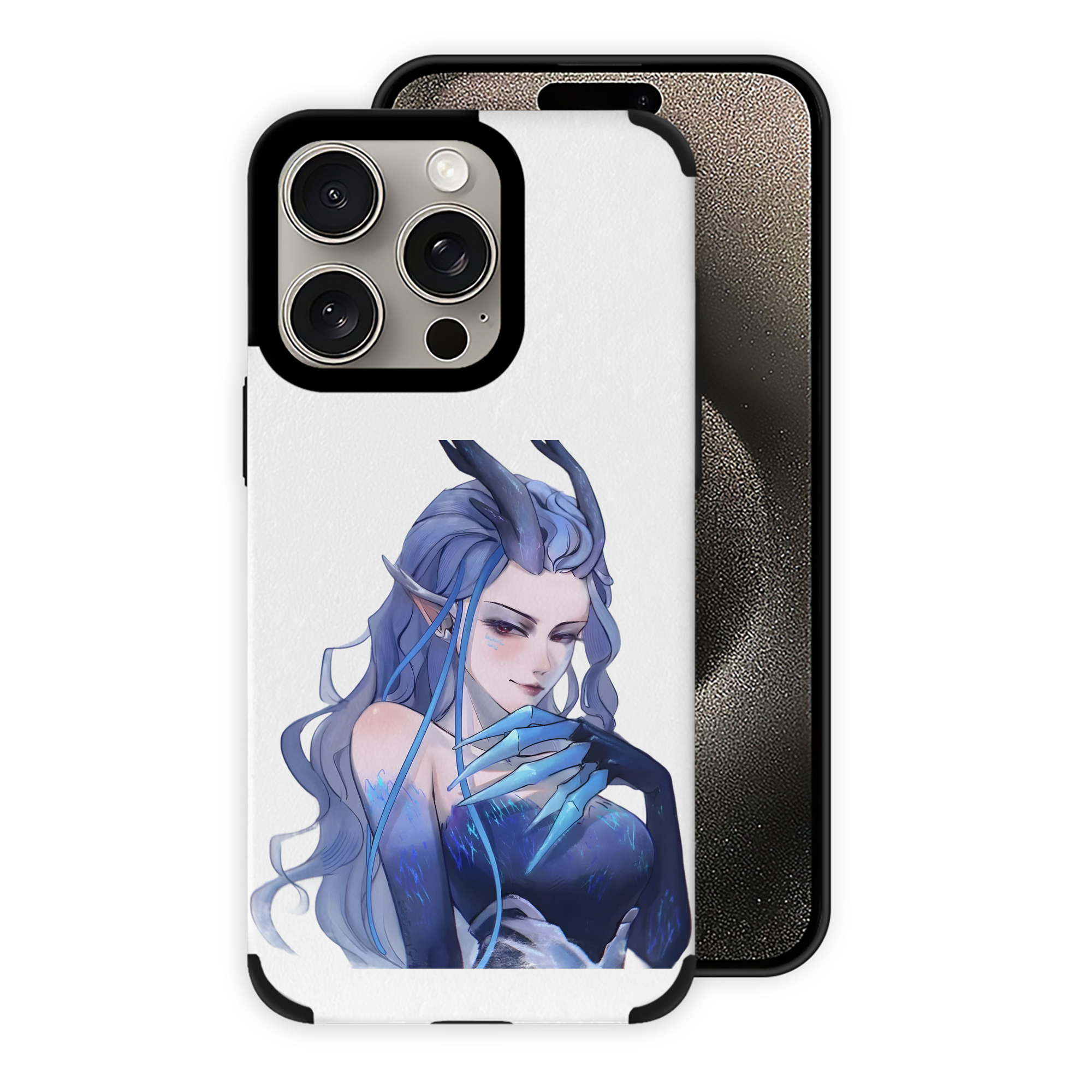 （画像用） Ne Zha 2 ナタ 魔童の大暴れ 【iPhone15ProMax対応】 PUレザー スマホケース 耐衝撃＆黄変防止
