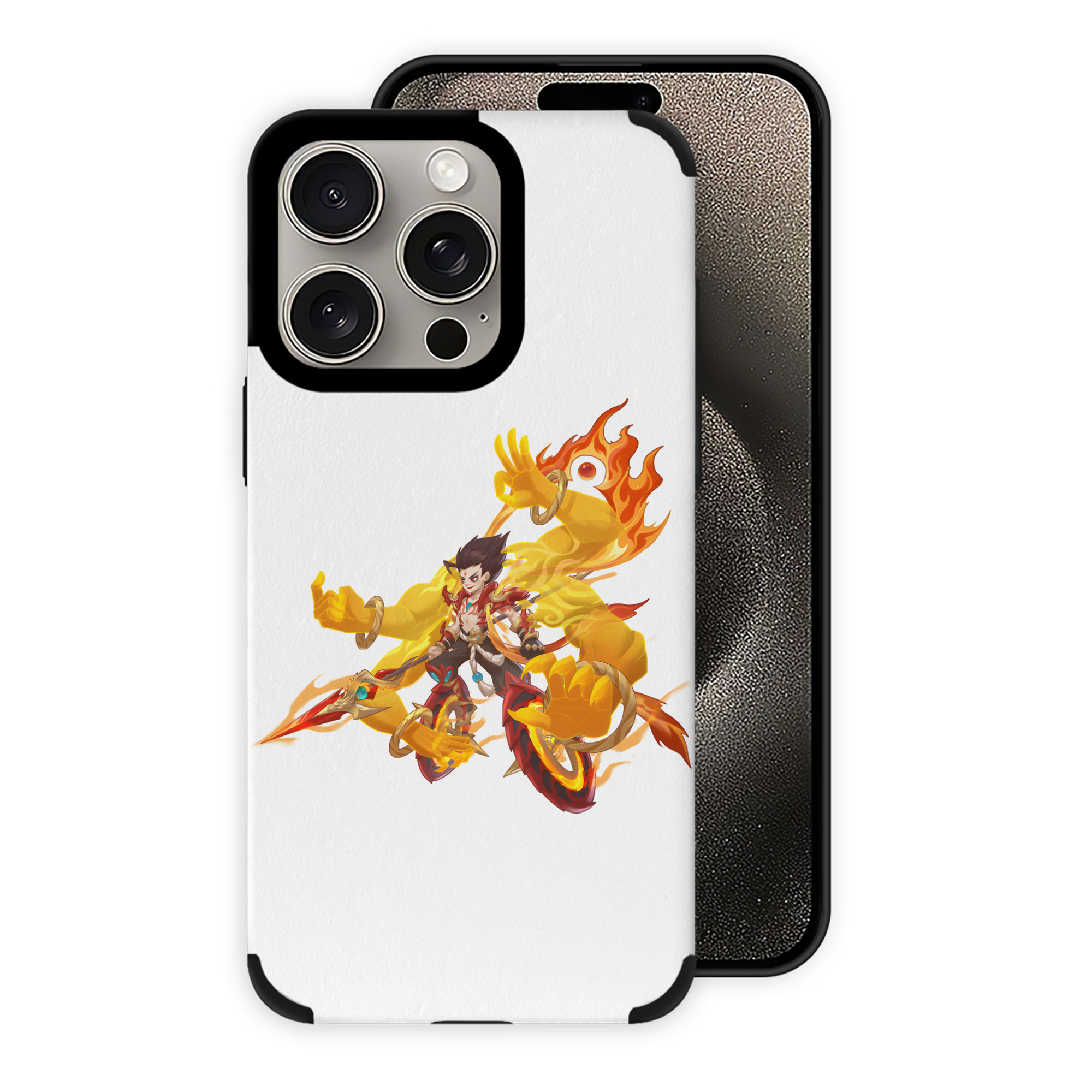 Ne Zha 2 ナタ 魔童の大暴れ 【iPhone15ProMax対応】 PUレザー スマホケース 耐衝撃＆黄変防止