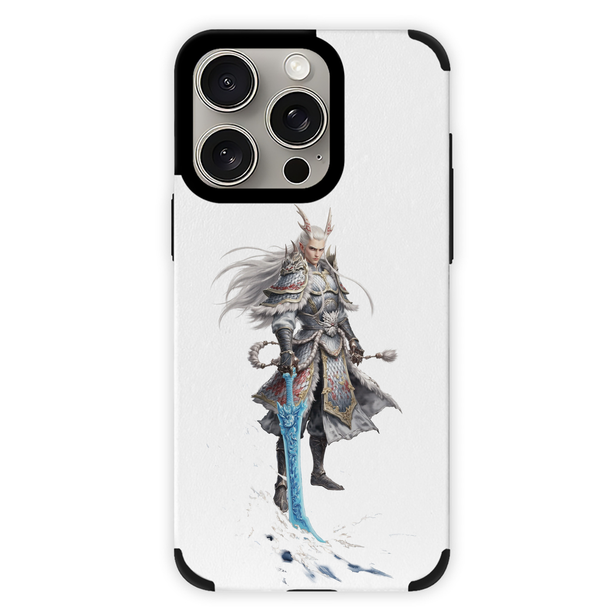（画像用） Ne Zha 2 ナタ 魔童の大暴れ 【iPhone15ProMax対応】 PUレザー スマホケース 耐衝撃＆黄変防止