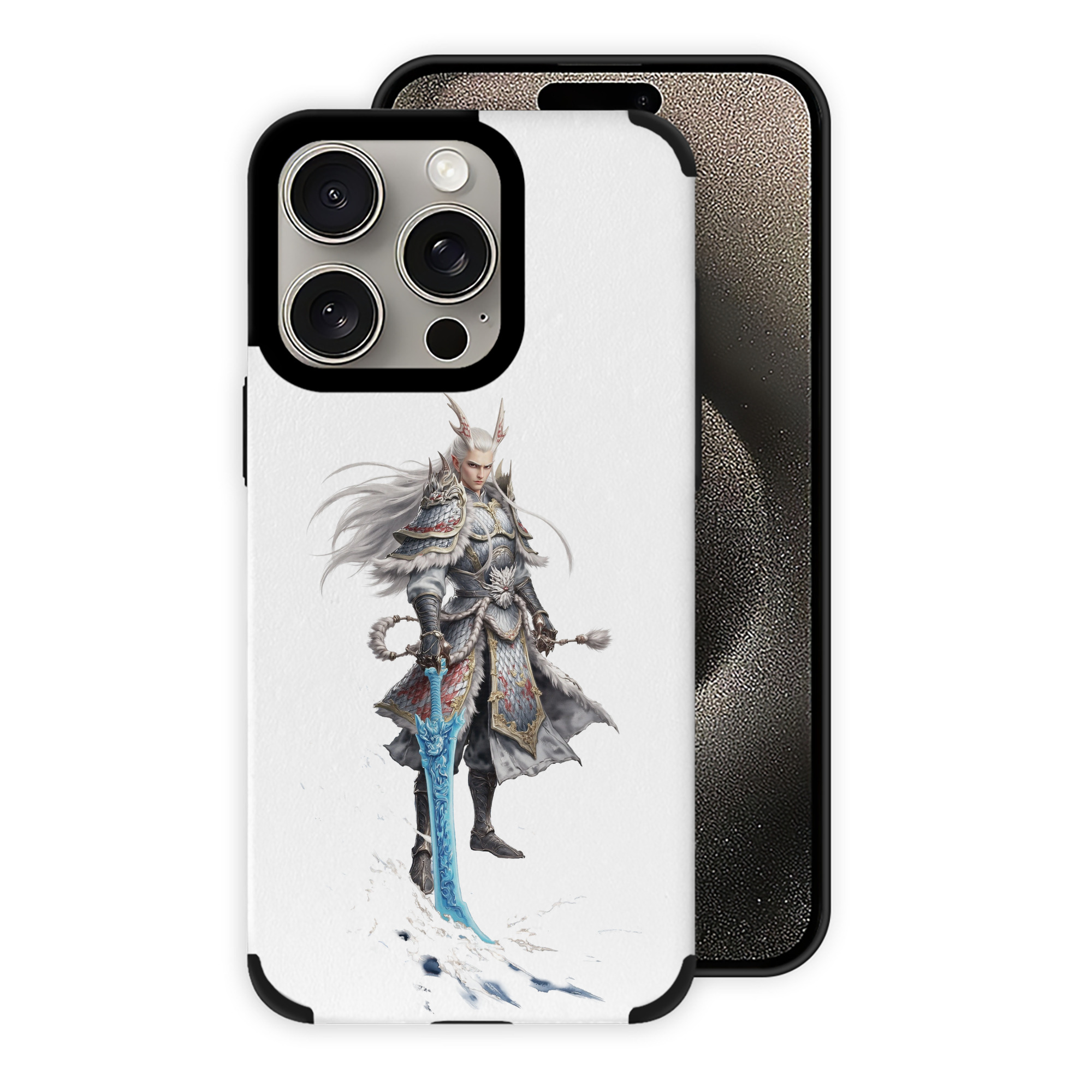 （画像用） Ne Zha 2 ナタ 魔童の大暴れ 【iPhone15ProMax対応】 PUレザー スマホケース 耐衝撃＆黄変防止