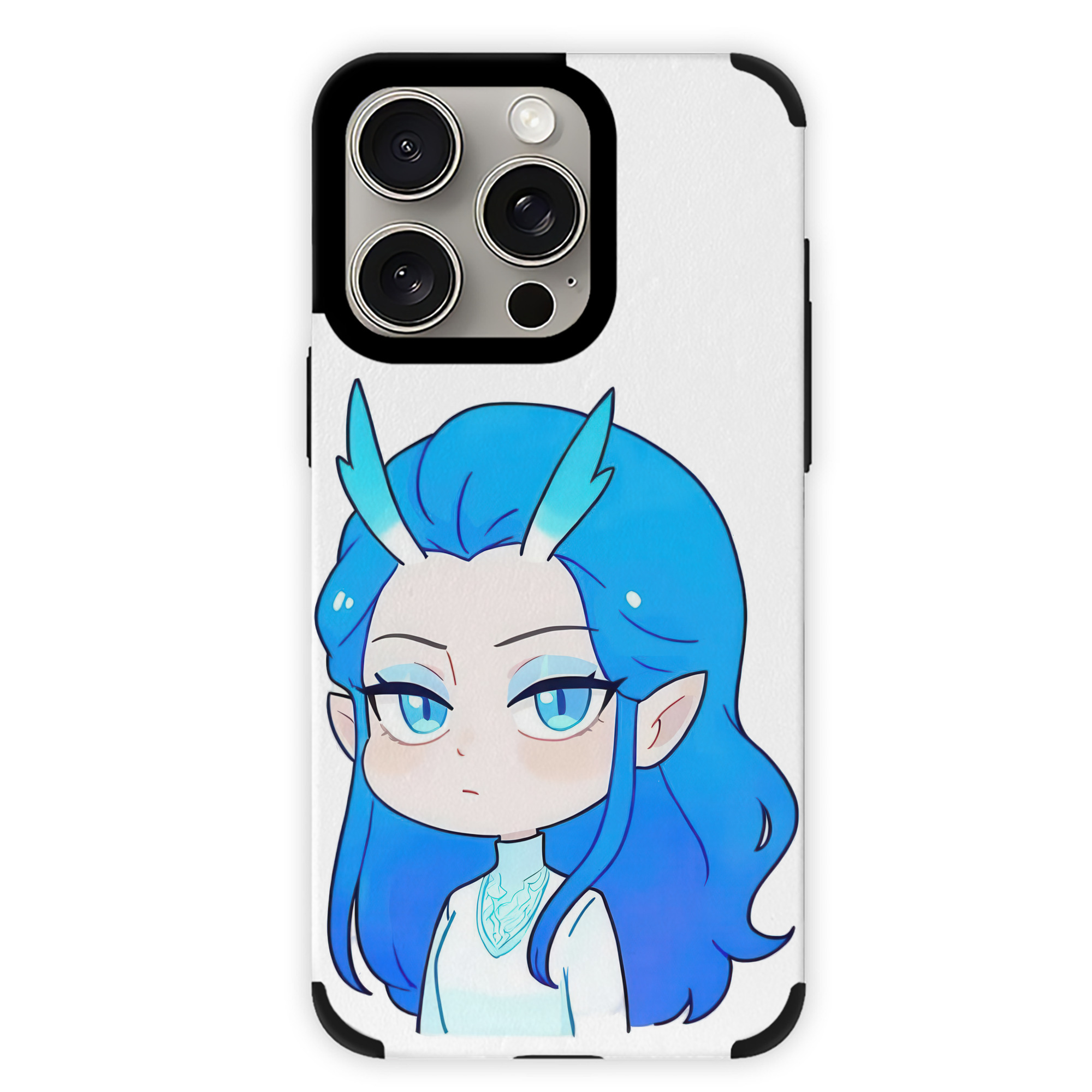 （画像用） Ne Zha 2 ナタ 魔童の大暴れ 【iPhone15ProMax対応】 PUレザー スマホケース 耐衝撃＆黄変防止