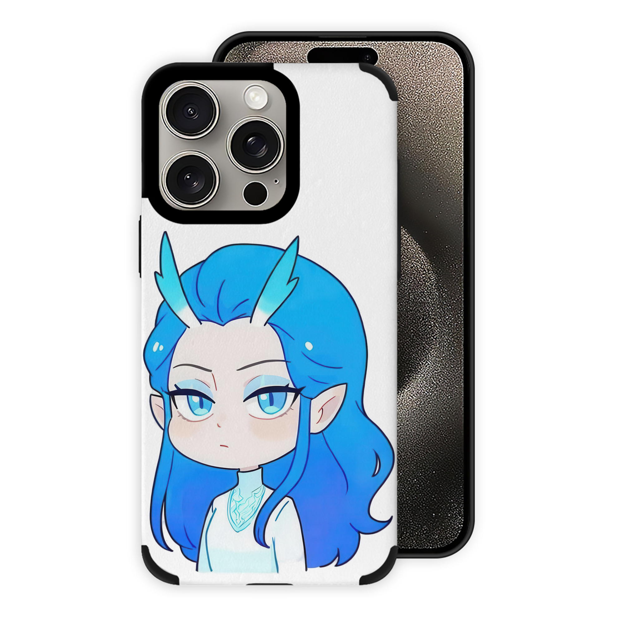 （画像用） Ne Zha 2 ナタ 魔童の大暴れ 【iPhone15ProMax対応】 PUレザー スマホケース 耐衝撃＆黄変防止