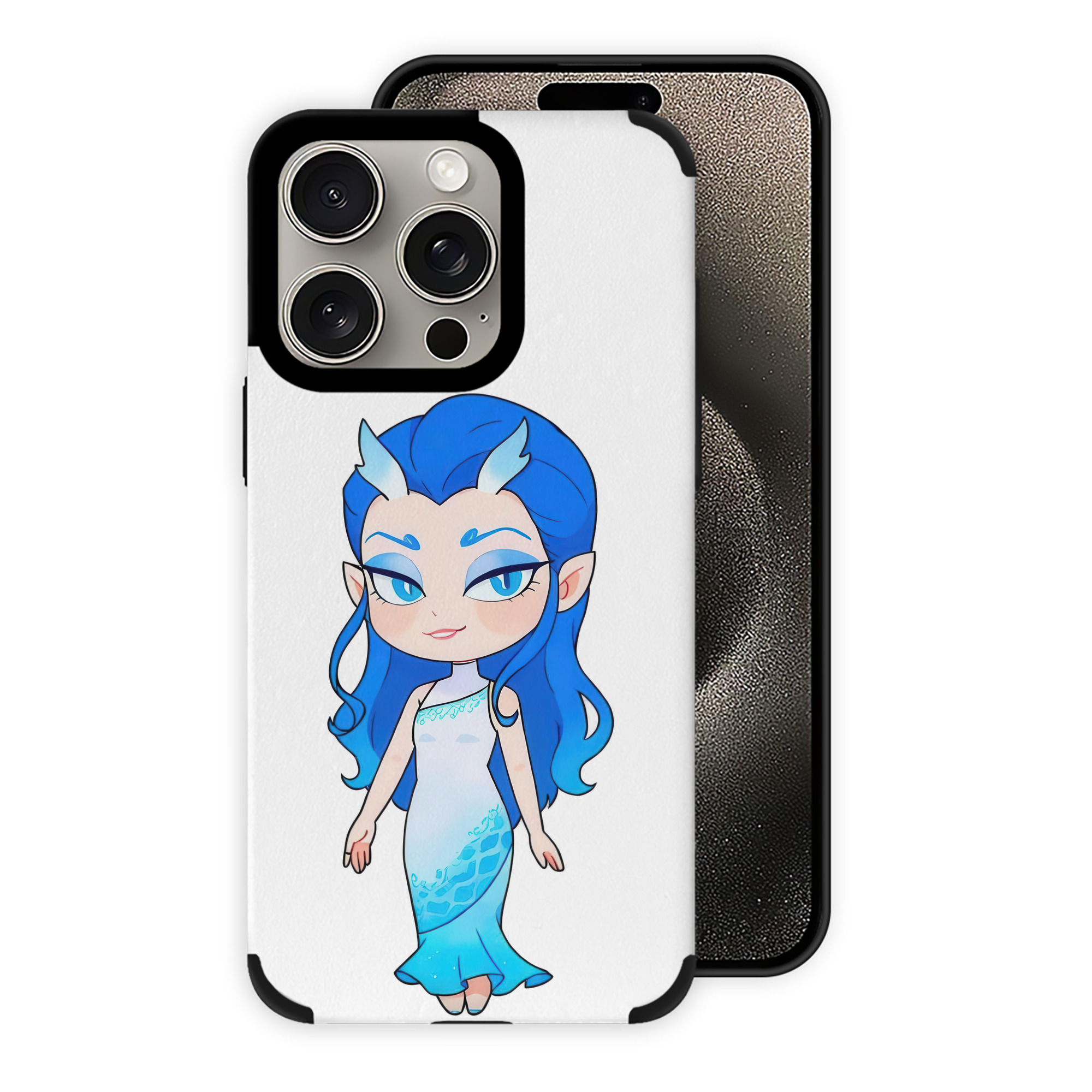 （画像用） Ne Zha 2 ナタ 魔童の大暴れ 【iPhone15ProMax対応】 PUレザー スマホケース 耐衝撃＆黄変防止