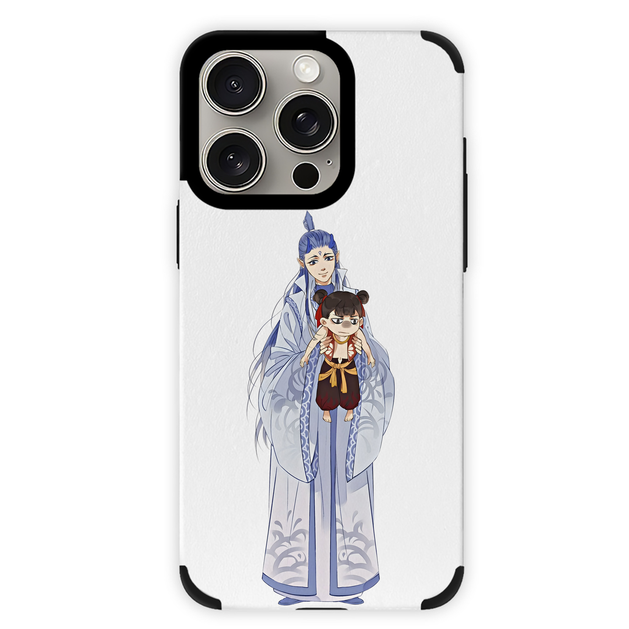 （画像用） Ne Zha 2 ナタ 魔童の大暴れ 【iPhone15ProMax対応】 PUレザー スマホケース 耐衝撃＆黄変防止