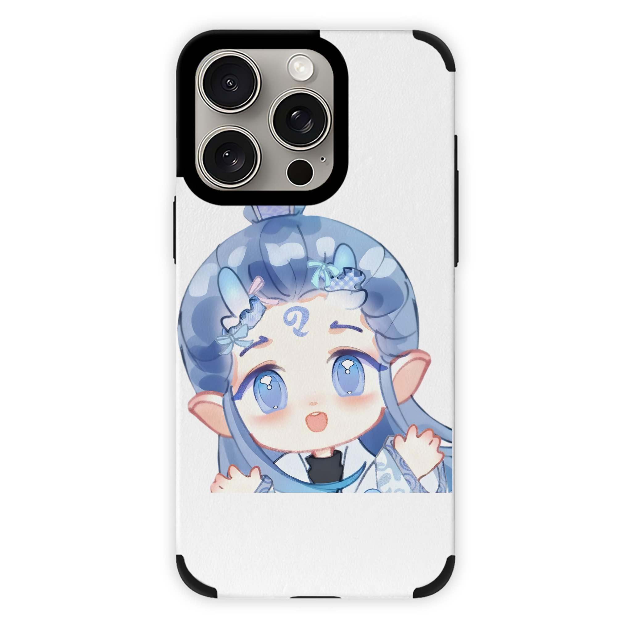 （画像用） Ne Zha 2 ナタ 魔童の大暴れ 【iPhone15ProMax対応】 PUレザー スマホケース 耐衝撃＆黄変防止