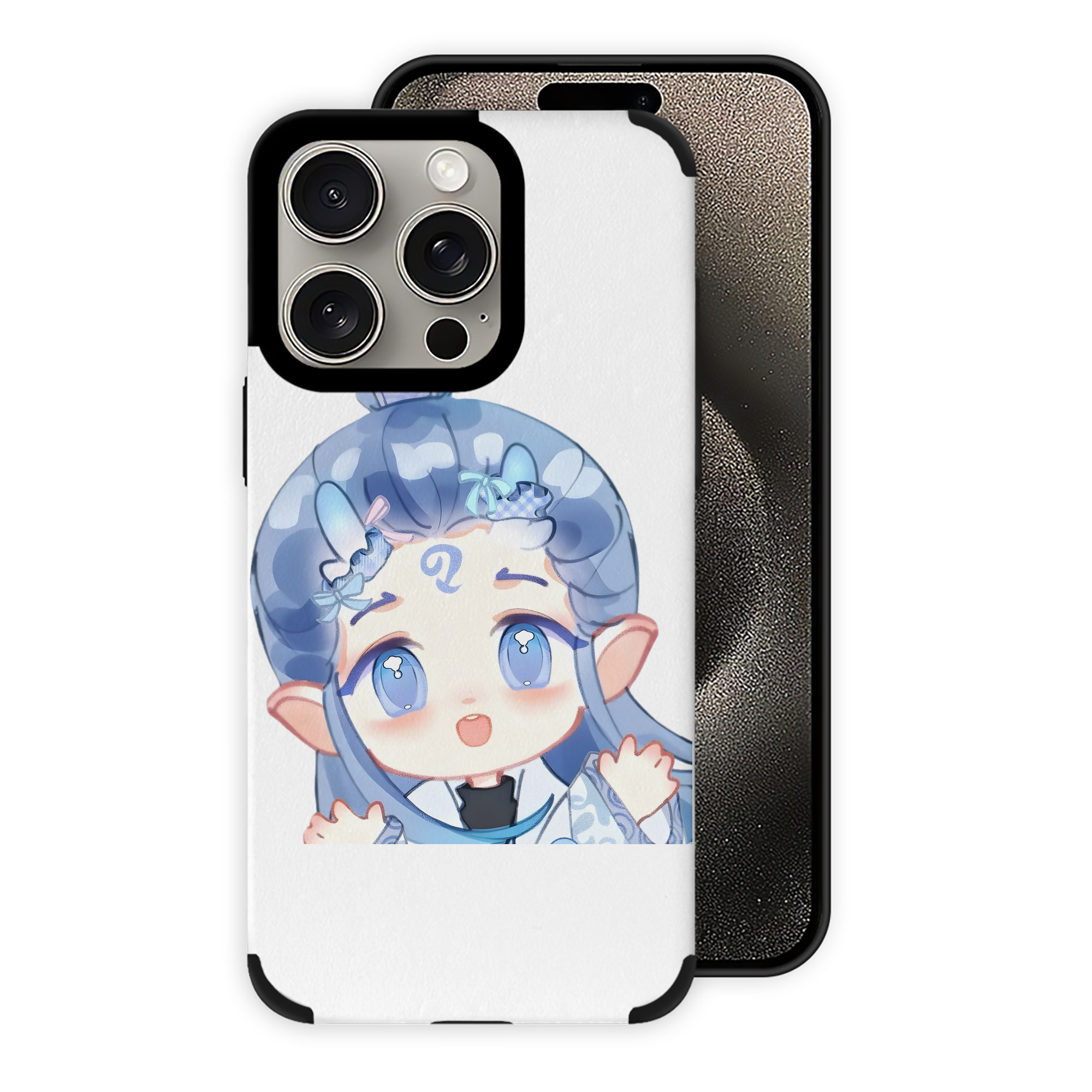 （画像用） Ne Zha 2 ナタ 魔童の大暴れ 【iPhone15ProMax対応】 PUレザー スマホケース 耐衝撃＆黄変防止
