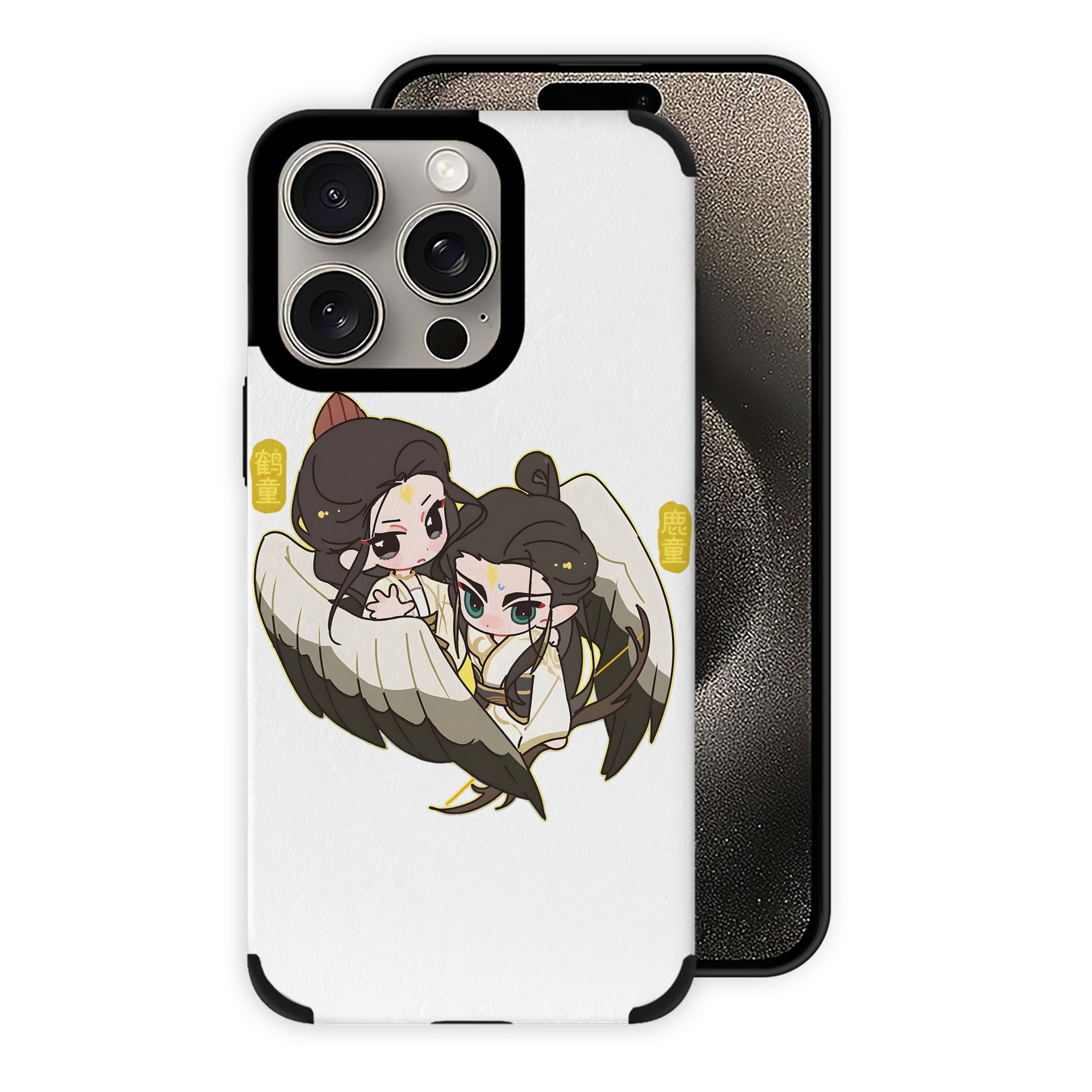 （画像用） Ne Zha 2 ナタ 魔童の大暴れ 【iPhone15ProMax対応】 PUレザー スマホケース 耐衝撃＆黄変防止