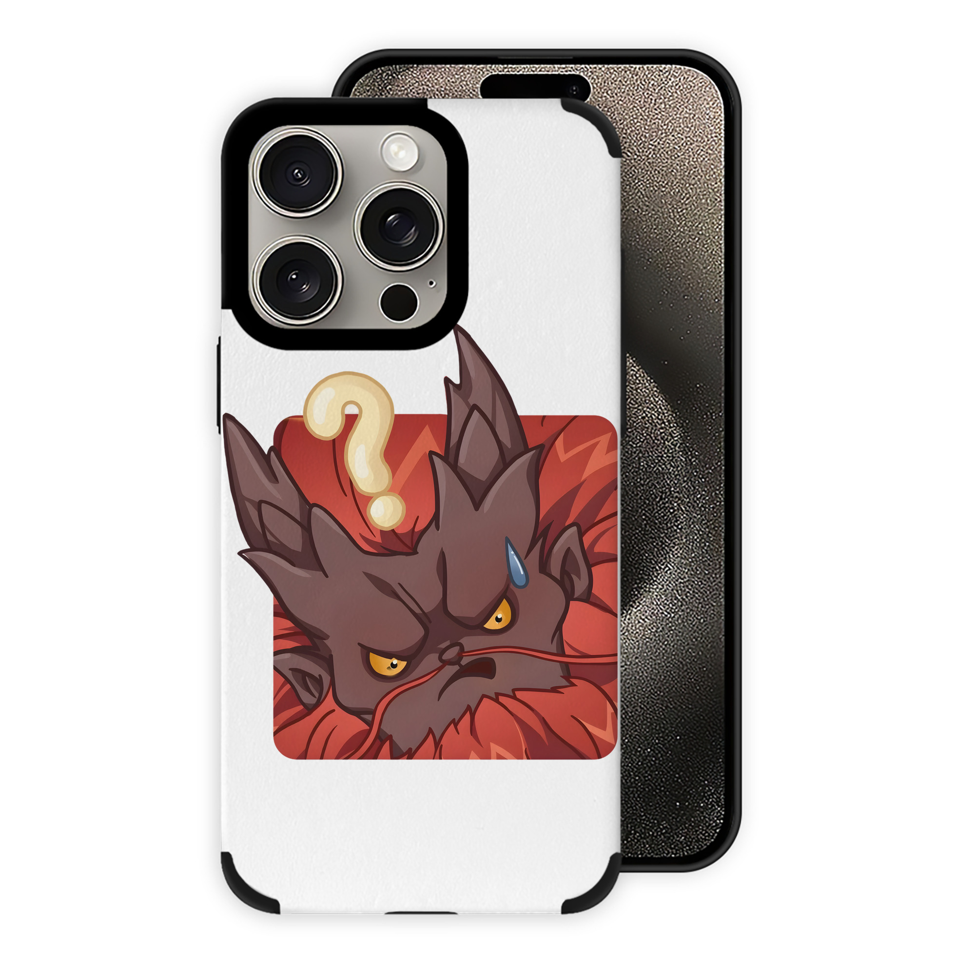 （画像用） Ne Zha 2 ナタ 魔童の大暴れ 【iPhone15ProMax対応】 PUレザー スマホケース 耐衝撃＆黄変防止