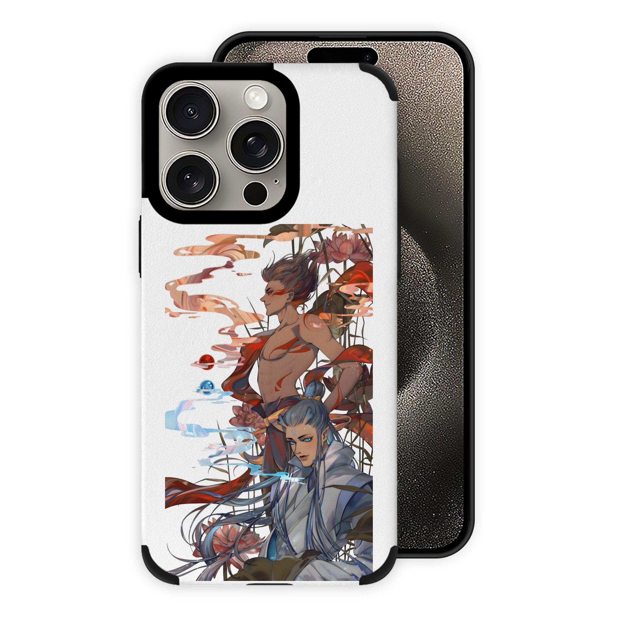 （画像用） Ne Zha 2 ナタ 魔童の大暴れ 【iPhone15ProMax対応】 PUレザー スマホケース 耐衝撃＆黄変防止