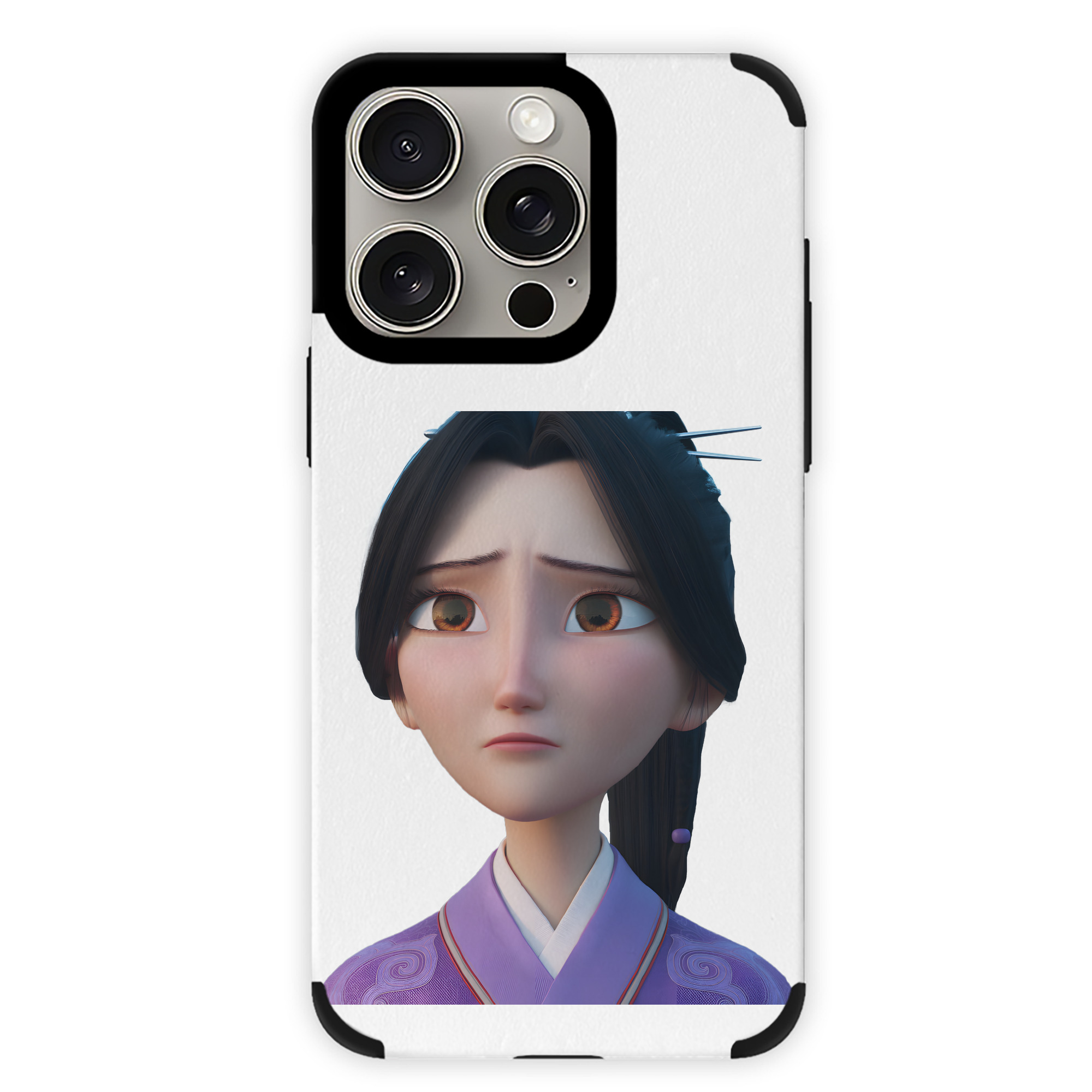 （画像用） Ne Zha 2 ナタ 魔童の大暴れ 【iPhone15ProMax対応】 PUレザー スマホケース 耐衝撃＆黄変防止