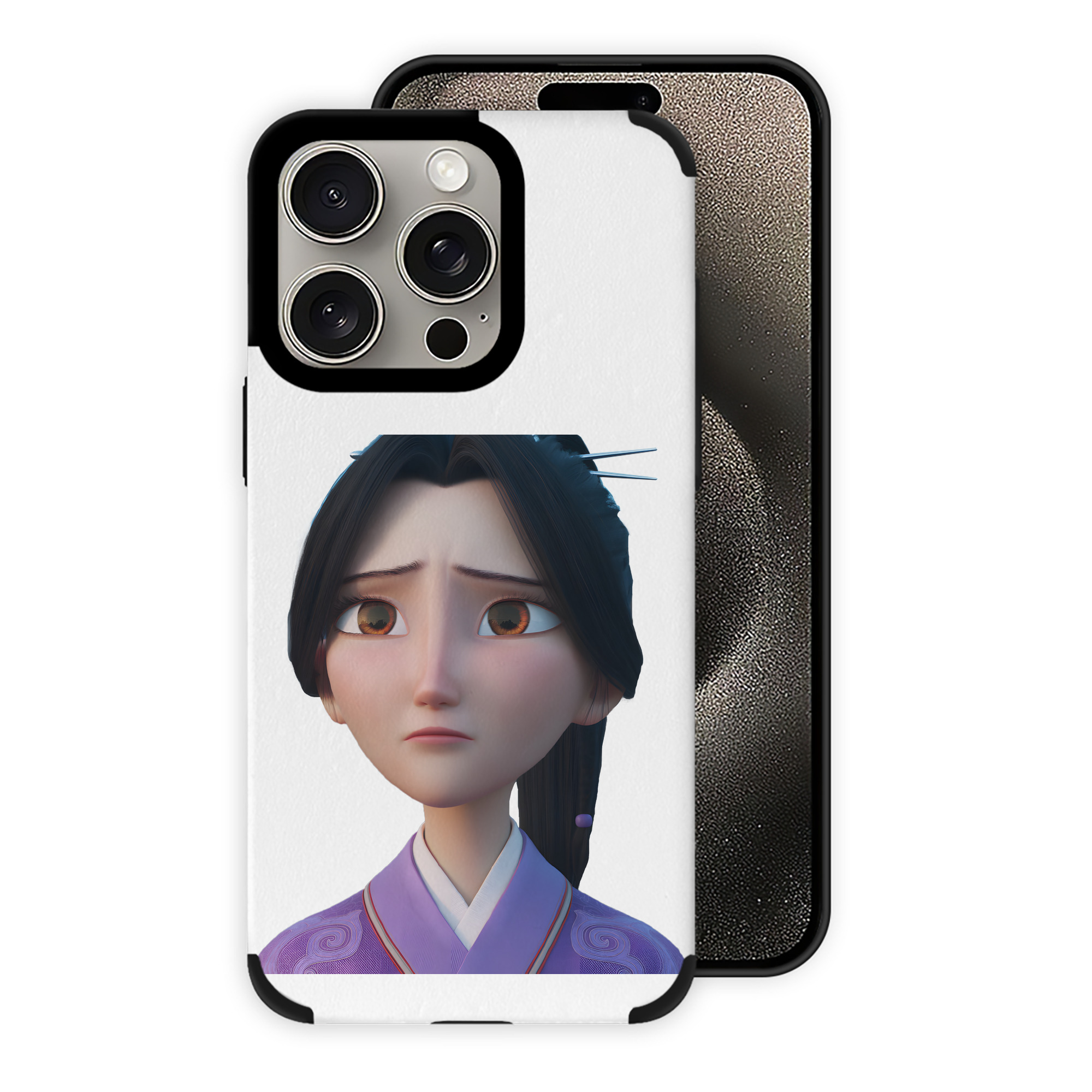 Ne Zha 2 ナタ 魔童の大暴れ 【iPhone15ProMax対応】 PUレザー スマホケース 耐衝撃＆黄変防止