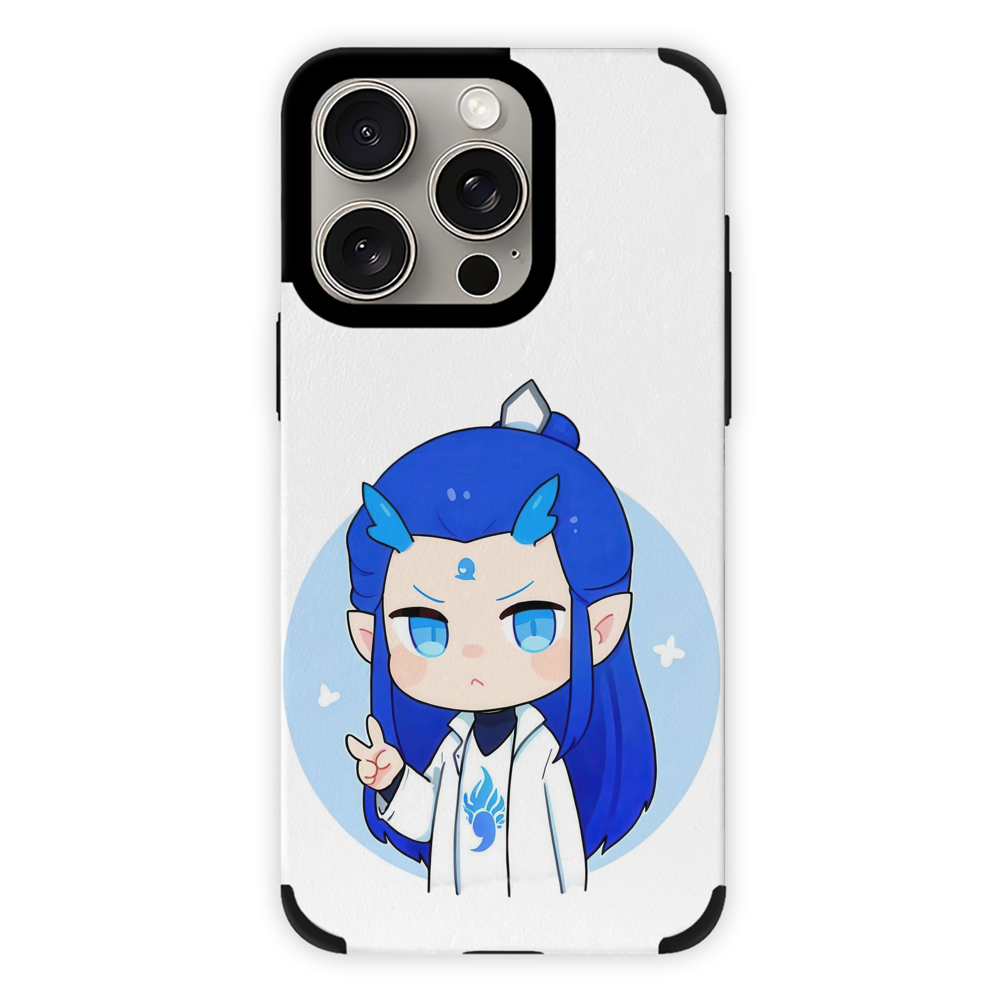 （画像用） Ne Zha 2 ナタ 魔童の大暴れ 【iPhone15ProMax対応】 PUレザー スマホケース 耐衝撃＆黄変防止