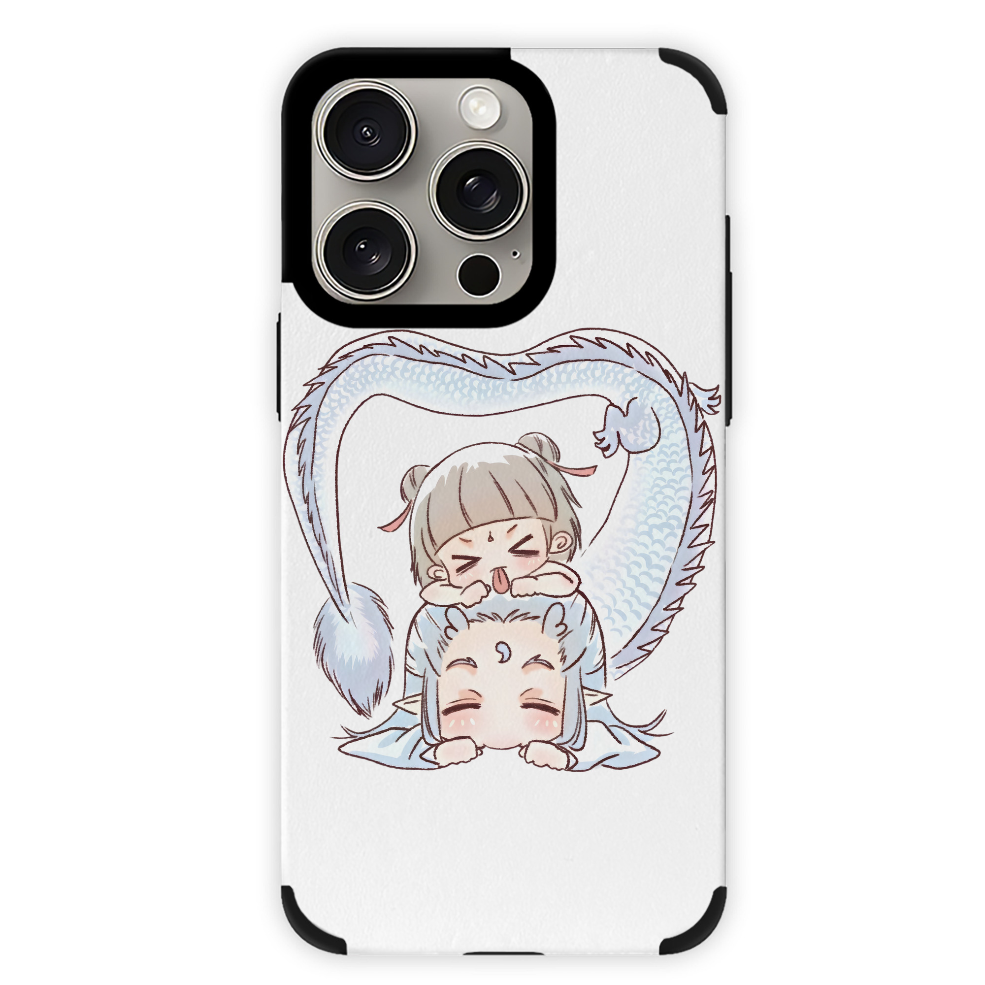 （画像用） Ne Zha 2 ナタ 魔童の大暴れ 【iPhone15ProMax対応】 PUレザー スマホケース 耐衝撃＆黄変防止