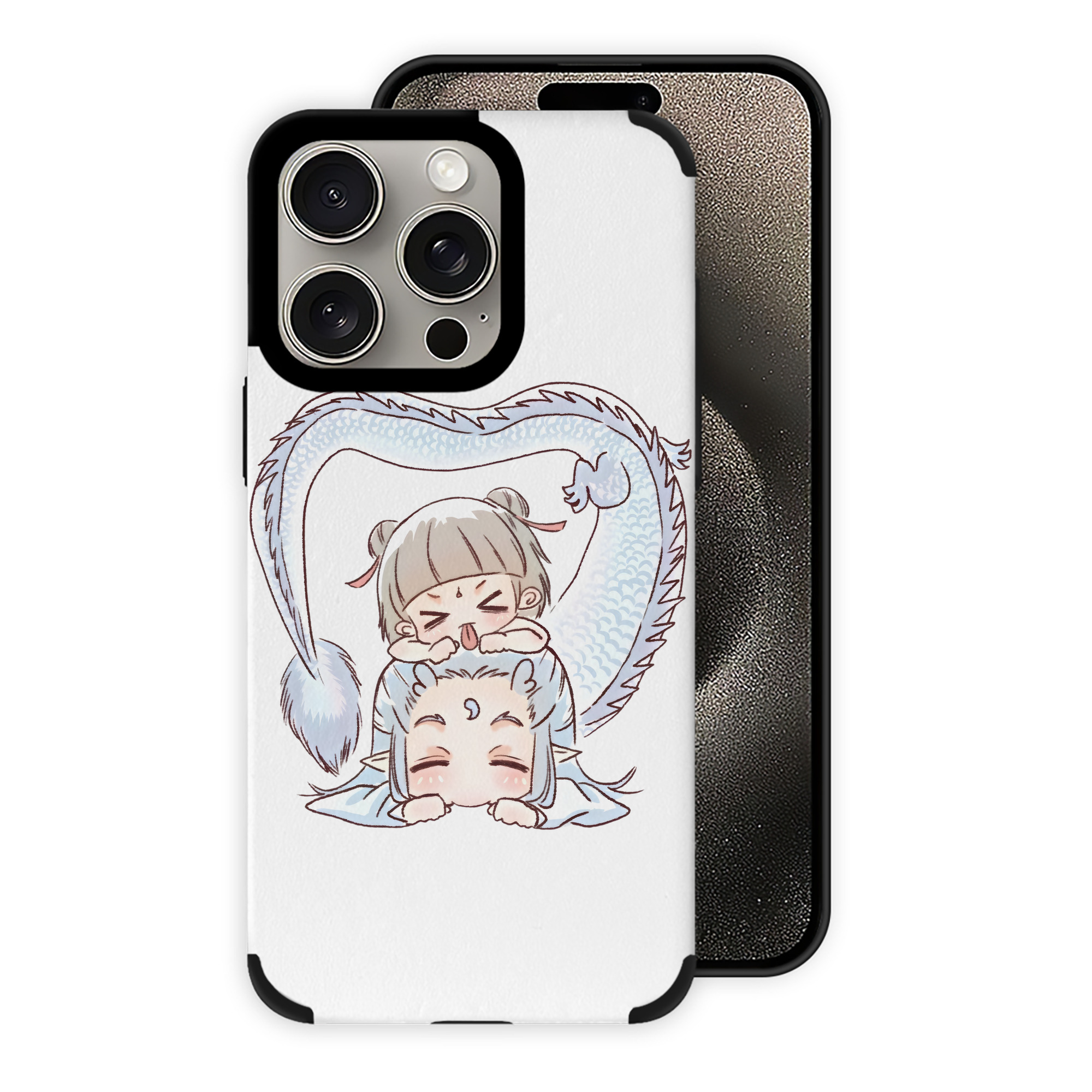 （画像用） Ne Zha 2 ナタ 魔童の大暴れ 【iPhone15ProMax対応】 PUレザー スマホケース 耐衝撃＆黄変防止