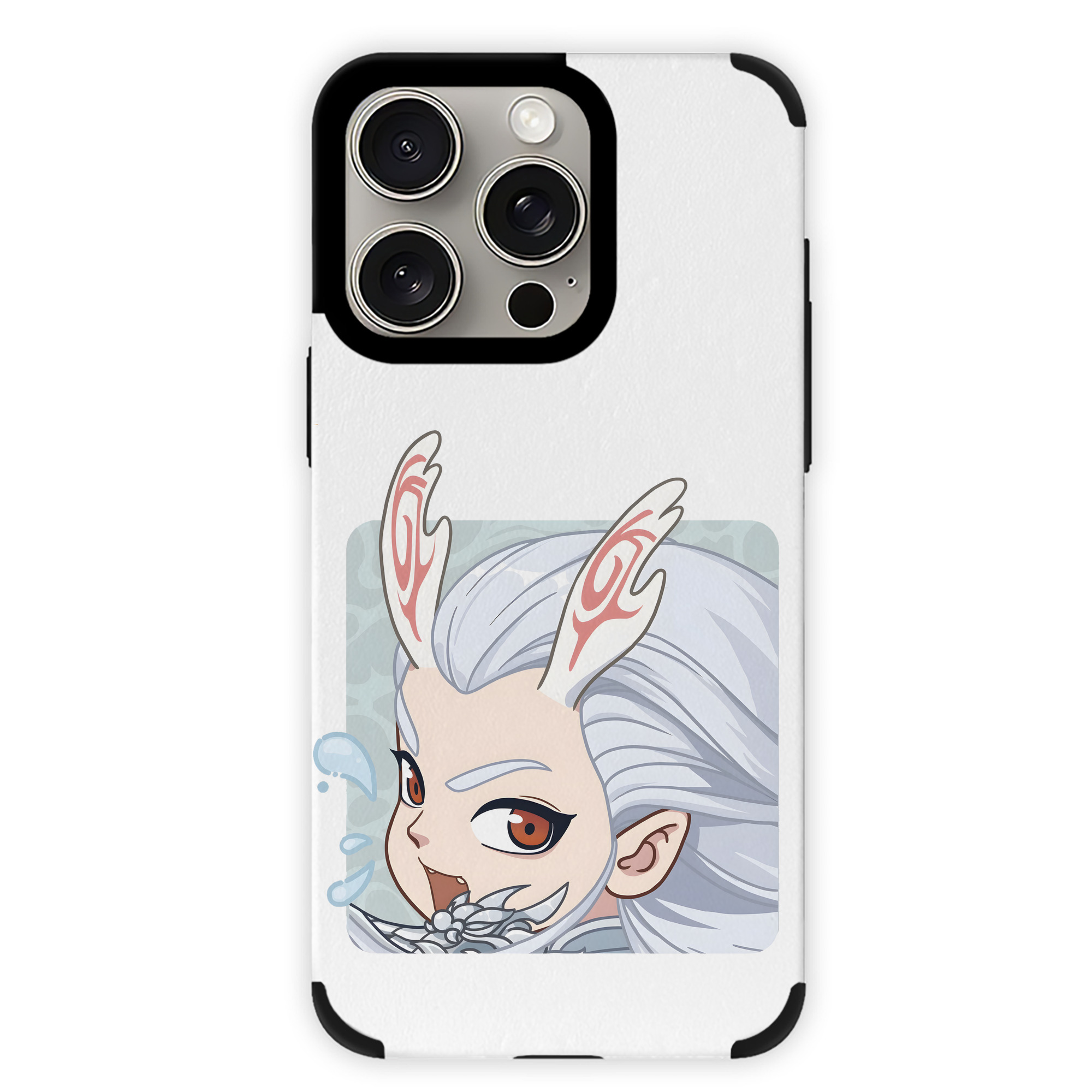 （画像用） Ne Zha 2 ナタ 魔童の大暴れ 【iPhone15ProMax対応】 PUレザー スマホケース 耐衝撃＆黄変防止
