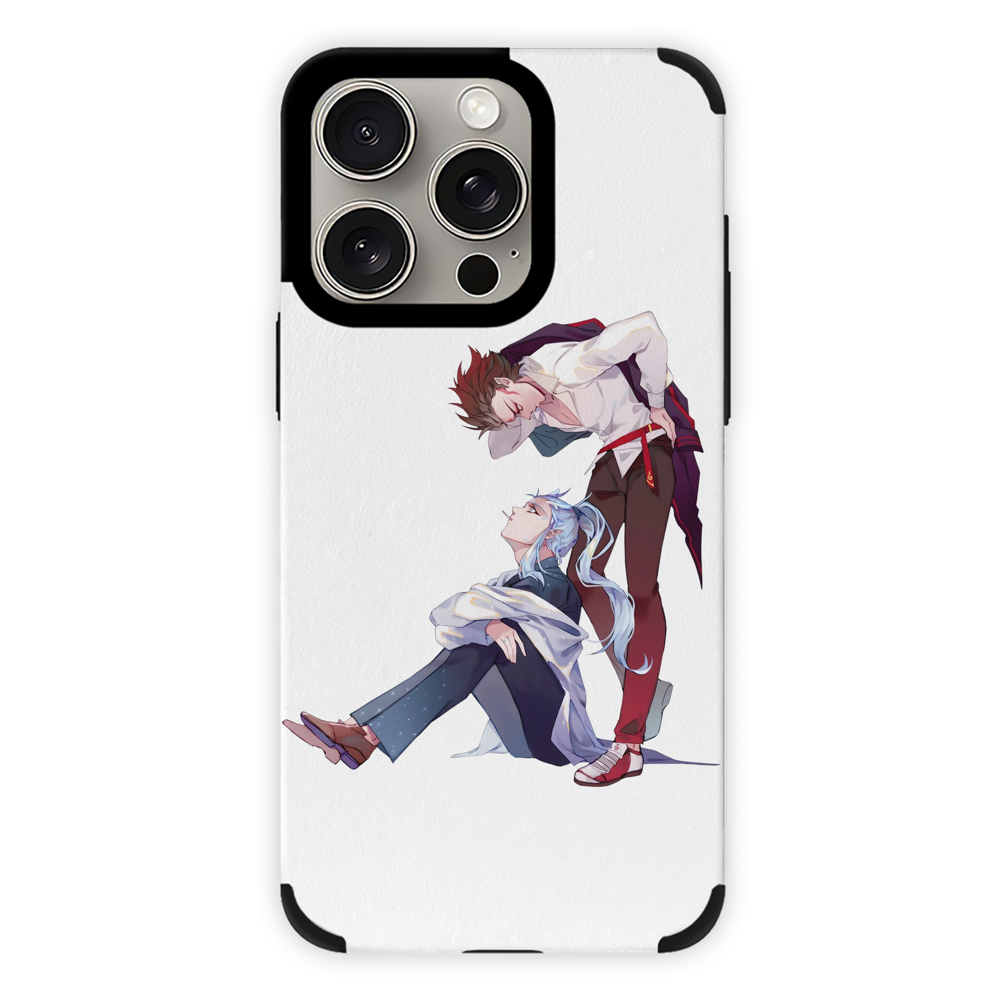 （画像用） Ne Zha 2 ナタ 魔童の大暴れ 【iPhone15ProMax対応】 PUレザー スマホケース 耐衝撃＆黄変防止
