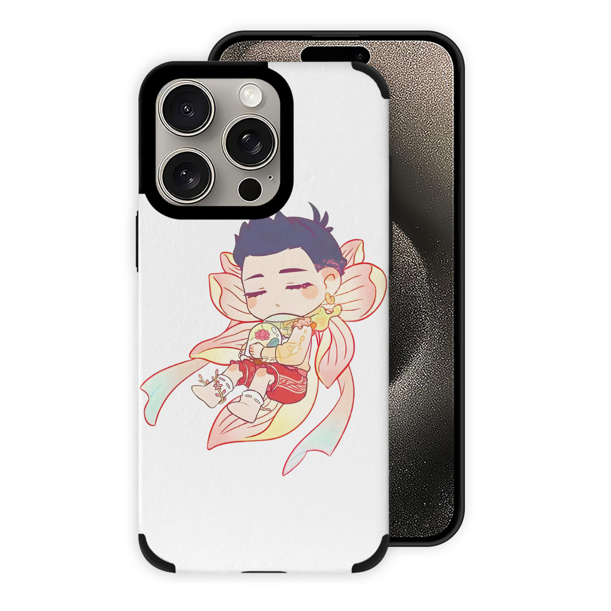（画像用） Ne Zha 2 ナタ 魔童の大暴れ 【iPhone15ProMax対応】 PUレザー スマホケース 耐衝撃＆黄変防止