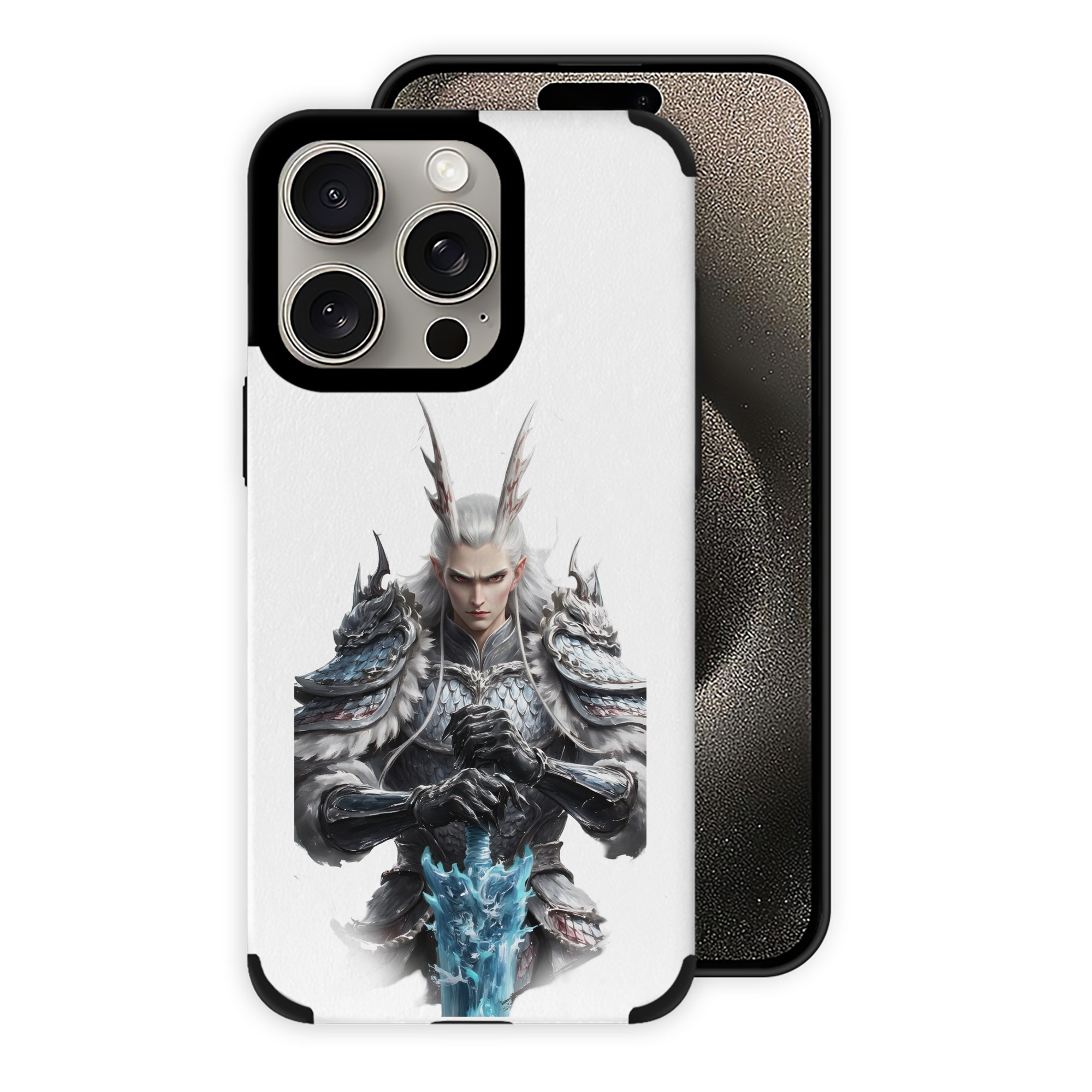 （画像用） Ne Zha 2 ナタ 魔童の大暴れ 【iPhone15ProMax対応】 PUレザー スマホケース 耐衝撃＆黄変防止
