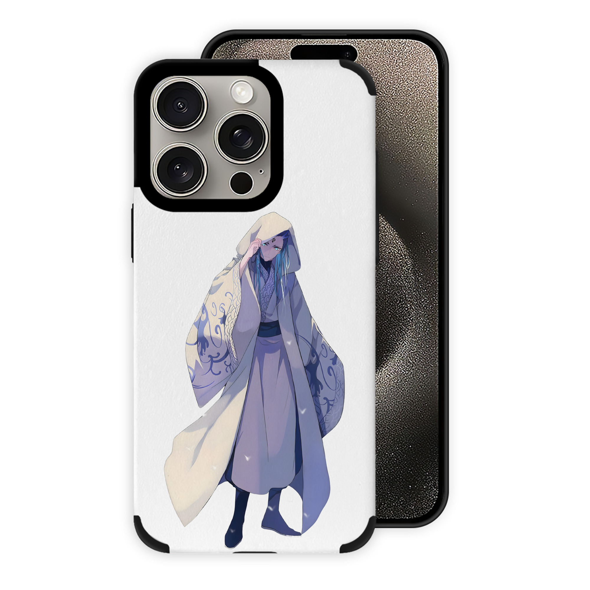 （画像用） Ne Zha 2 ナタ 魔童の大暴れ 【iPhone15ProMax対応】 PUレザー スマホケース 耐衝撃＆黄変防止