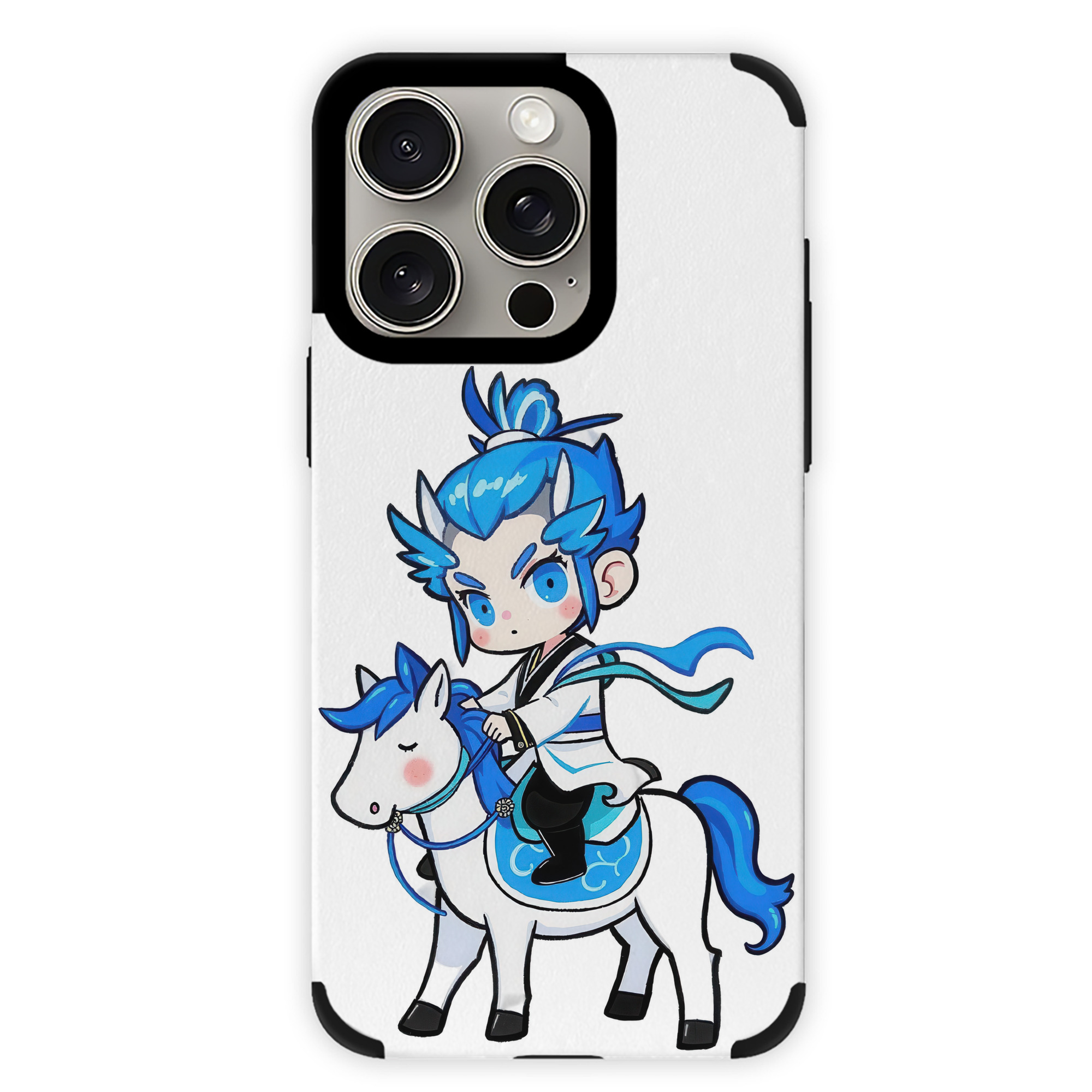 （画像用） Ne Zha 2 ナタ 魔童の大暴れ 【iPhone15ProMax対応】 PUレザー スマホケース 耐衝撃＆黄変防止
