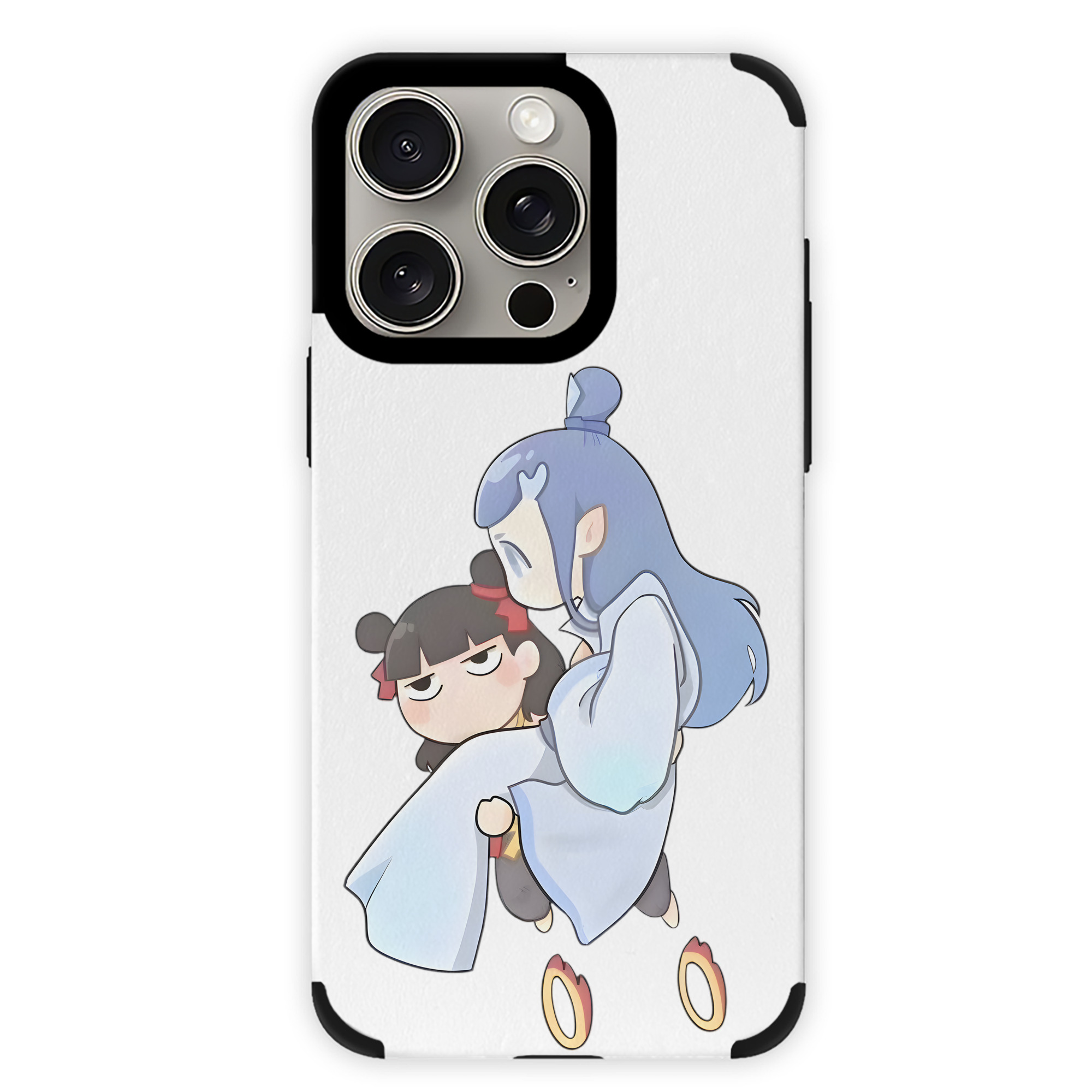 （画像用） Ne Zha 2 ナタ 魔童の大暴れ 【iPhone15ProMax対応】 PUレザー スマホケース 耐衝撃＆黄変防止