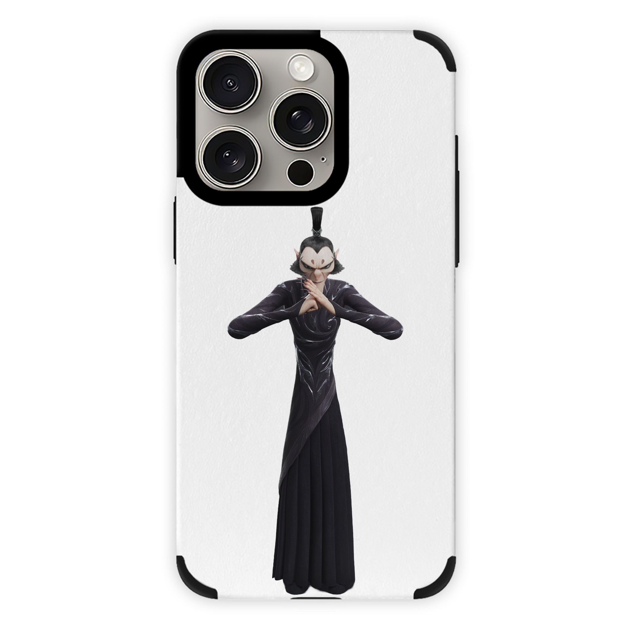 （画像用） Ne Zha 2 ナタ 魔童の大暴れ 【iPhone15ProMax対応】 PUレザー スマホケース 耐衝撃＆黄変防止