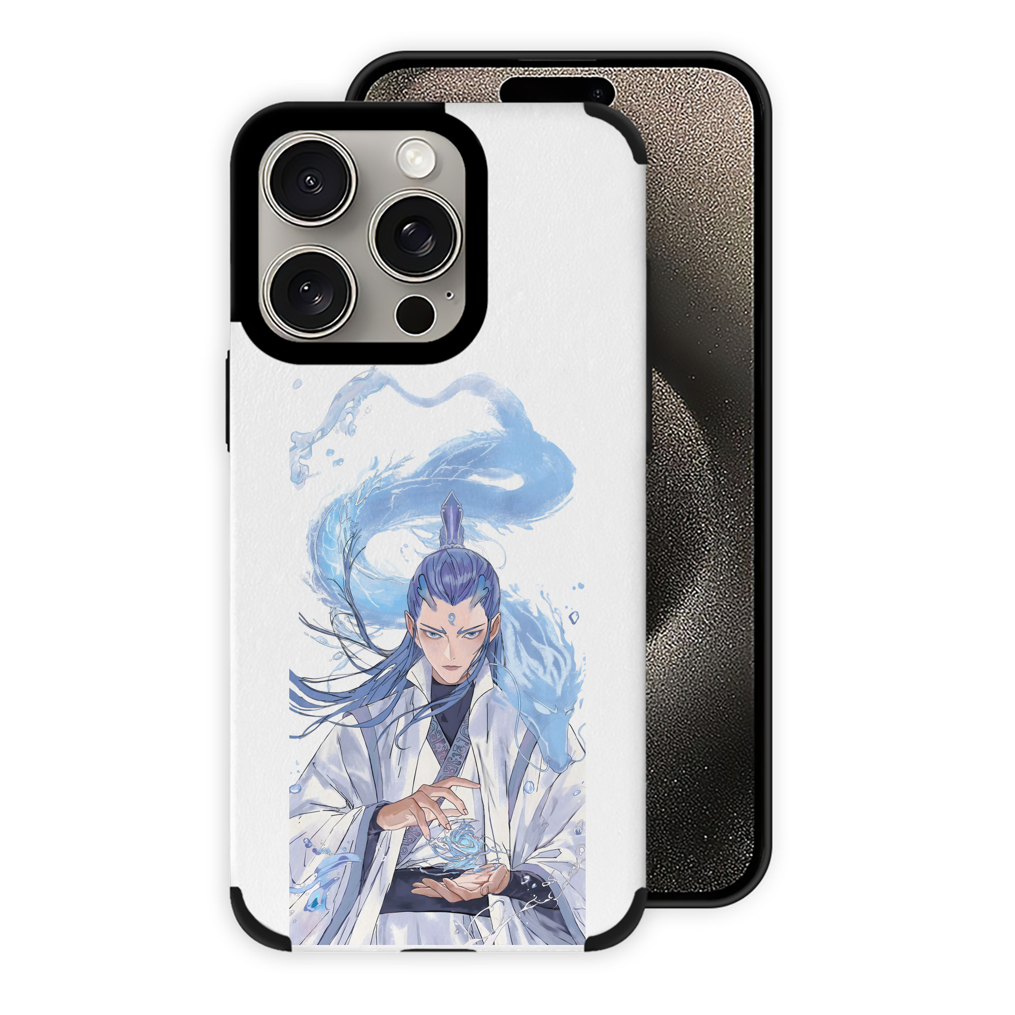 （画像用） Ne Zha 2 ナタ 魔童の大暴れ 【iPhone15ProMax対応】 PUレザー スマホケース 耐衝撃＆黄変防止