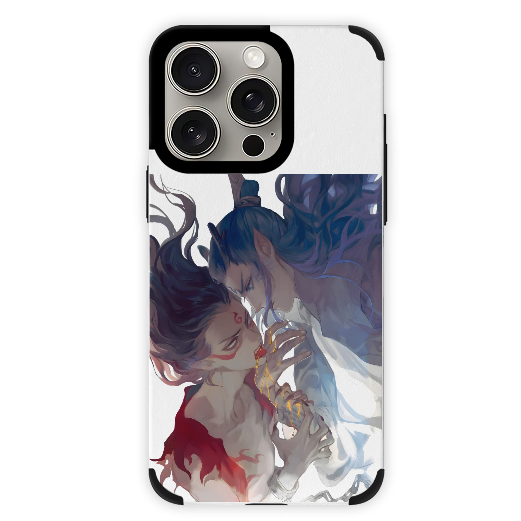 （画像用） Ne Zha 2 ナタ 魔童の大暴れ 【iPhone15ProMax対応】 PUレザー スマホケース 耐衝撃＆黄変防止