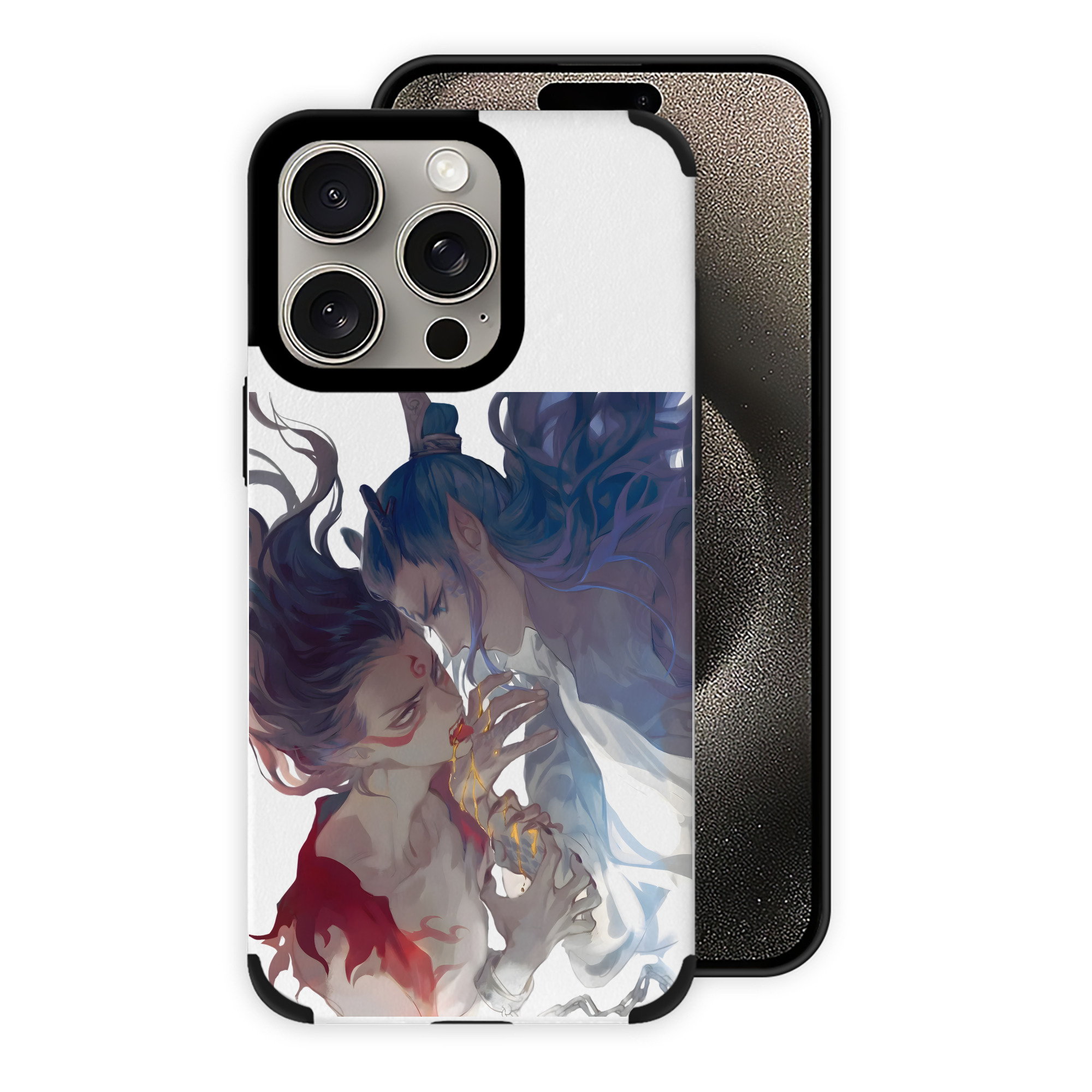 （画像用） Ne Zha 2 ナタ 魔童の大暴れ 【iPhone15ProMax対応】 PUレザー スマホケース 耐衝撃＆黄変防止