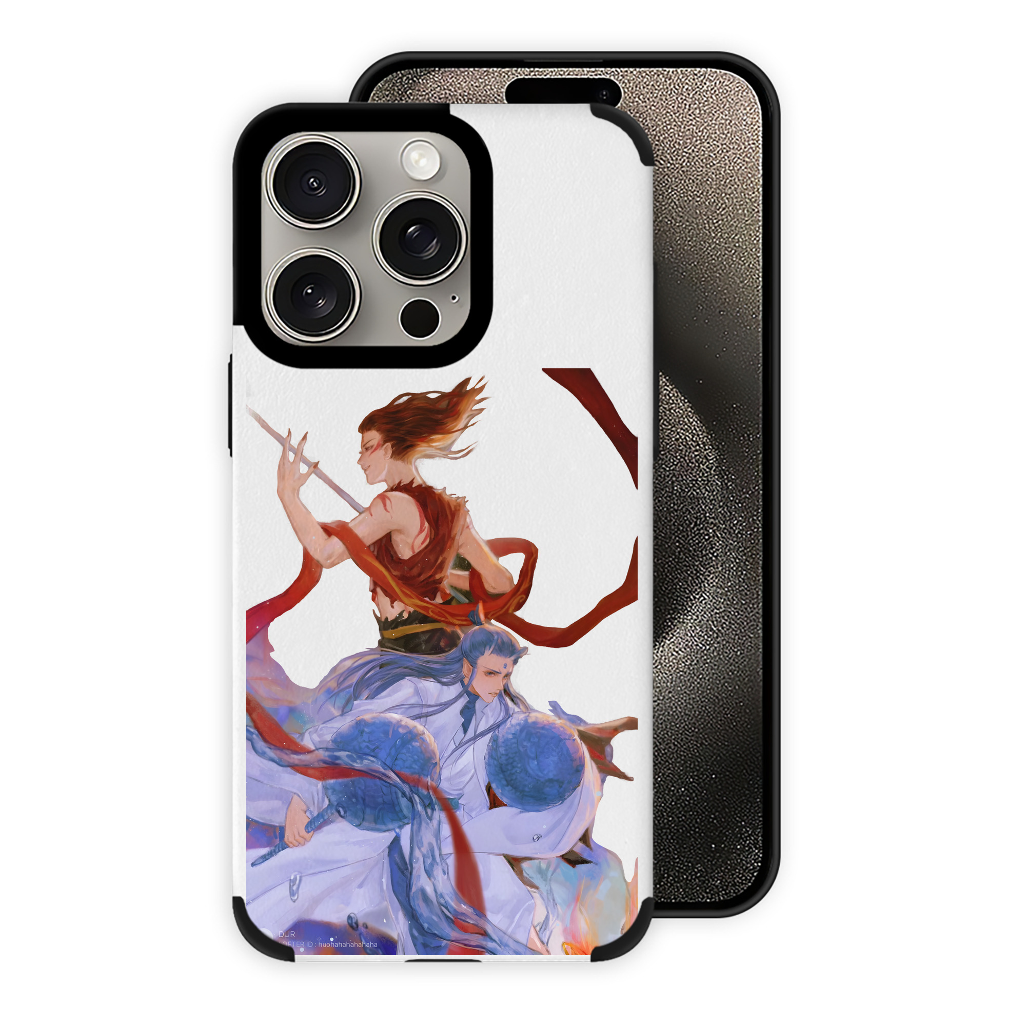 Ne Zha 2 ナタ 魔童の大暴れ 【iPhone15ProMax対応】 PUレザー スマホケース 耐衝撃＆黄変防止
