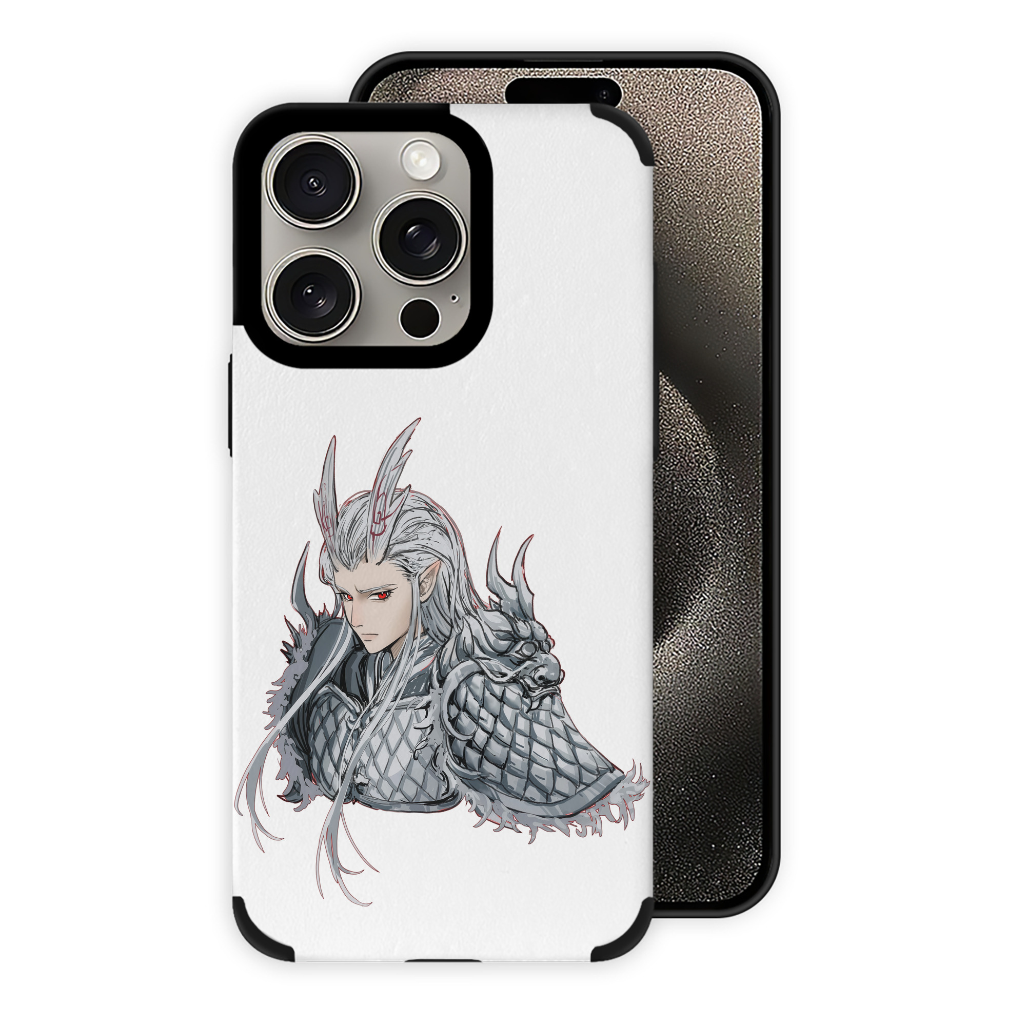 （画像用） Ne Zha 2 ナタ 魔童の大暴れ 【iPhone15ProMax対応】 PUレザー スマホケース 耐衝撃＆黄変防止