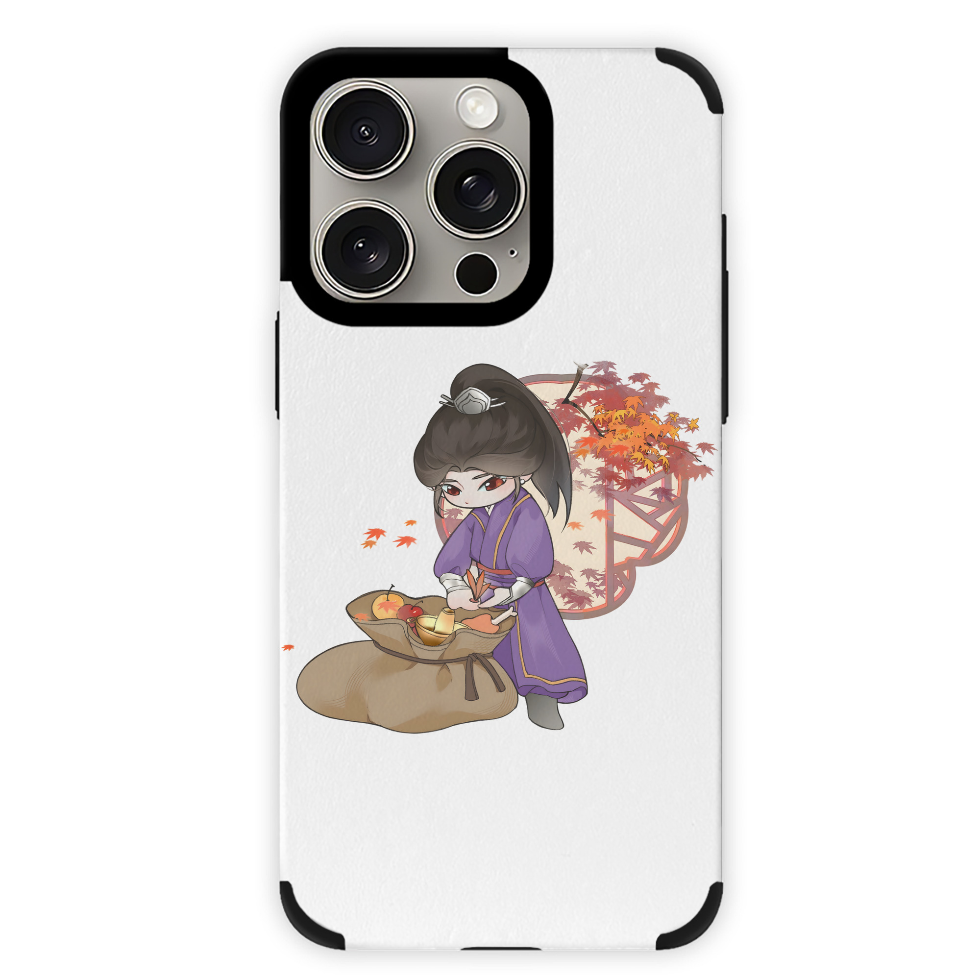 （画像用） Ne Zha 2 ナタ 魔童の大暴れ 【iPhone15ProMax対応】 PUレザー スマホケース 耐衝撃＆黄変防止