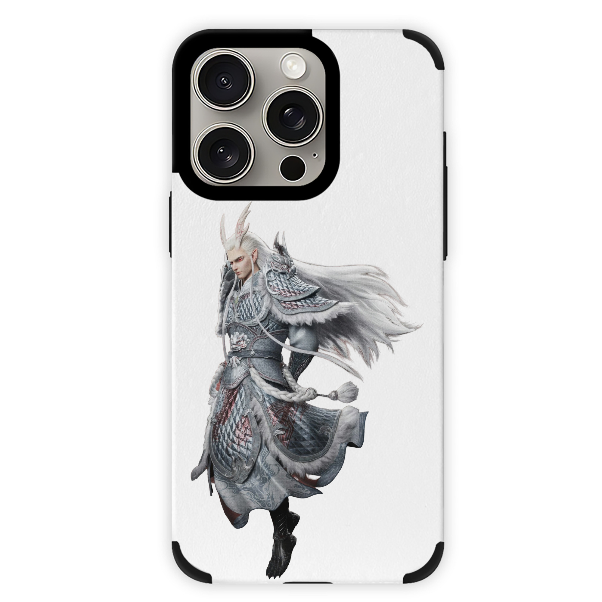 （画像用） Ne Zha 2 ナタ 魔童の大暴れ 【iPhone15ProMax対応】 PUレザー スマホケース 耐衝撃＆黄変防止