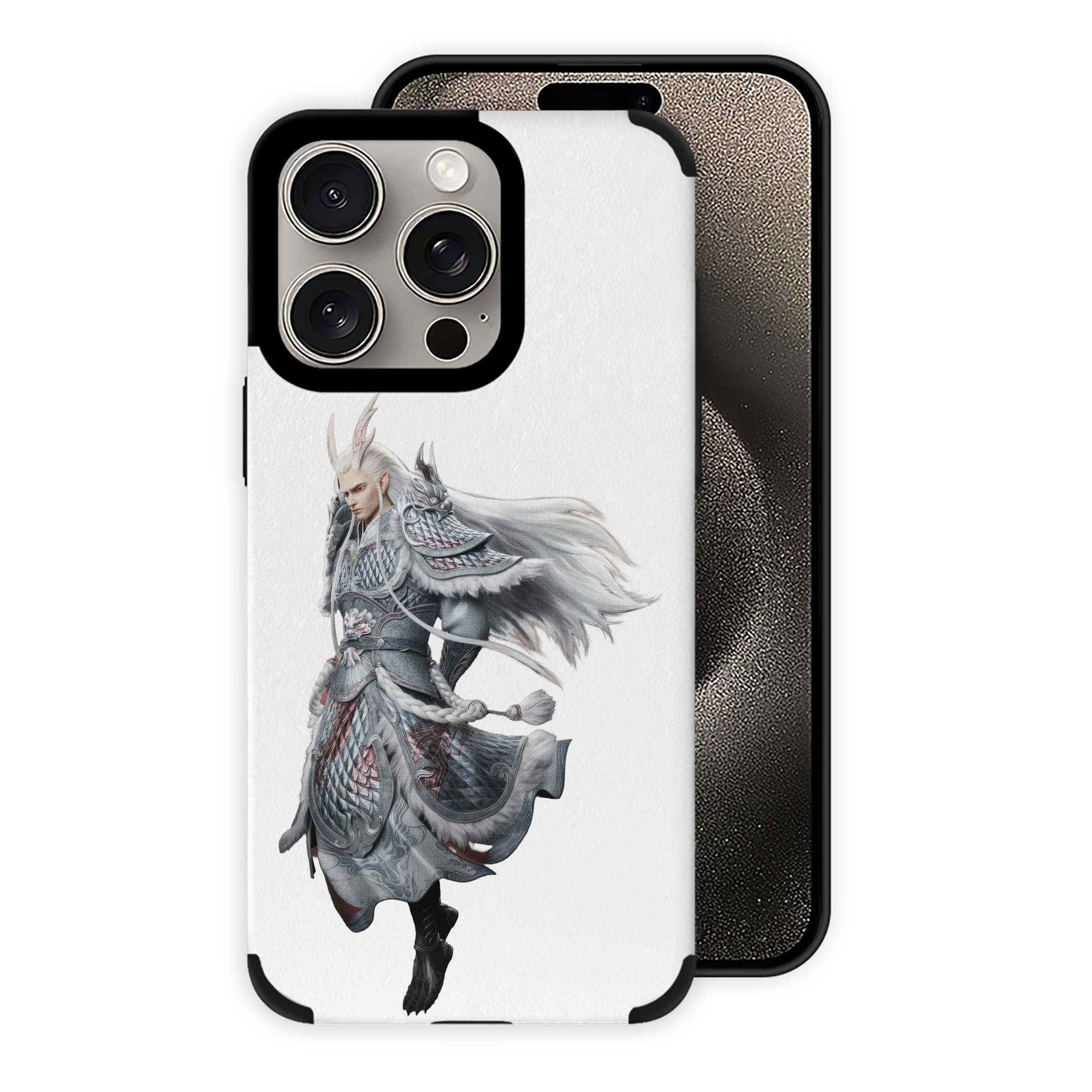 （画像用） Ne Zha 2 ナタ 魔童の大暴れ 【iPhone15ProMax対応】 PUレザー スマホケース 耐衝撃＆黄変防止