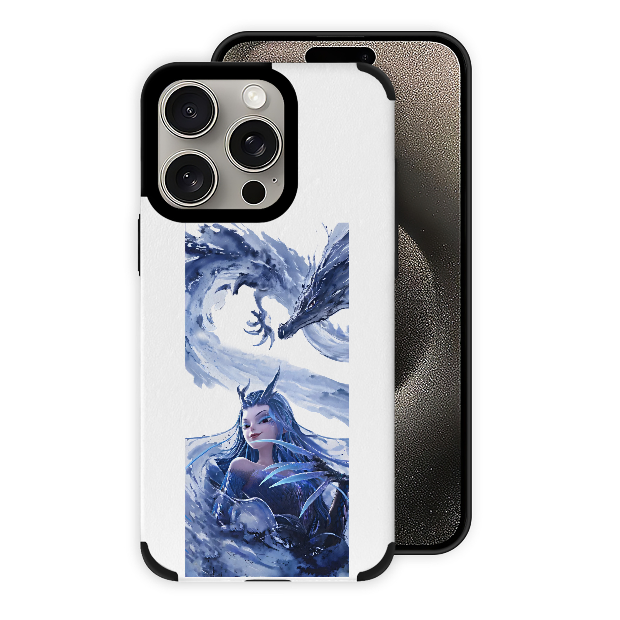（画像用） Ne Zha 2 ナタ 魔童の大暴れ 【iPhone15ProMax対応】 PUレザー スマホケース 耐衝撃＆黄変防止